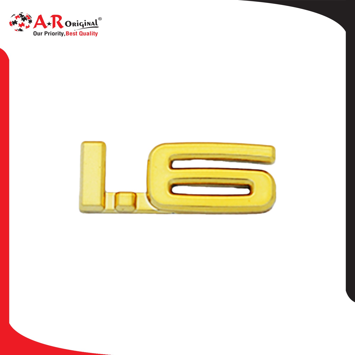 1.6 Monogram Emblem Gold Chrome