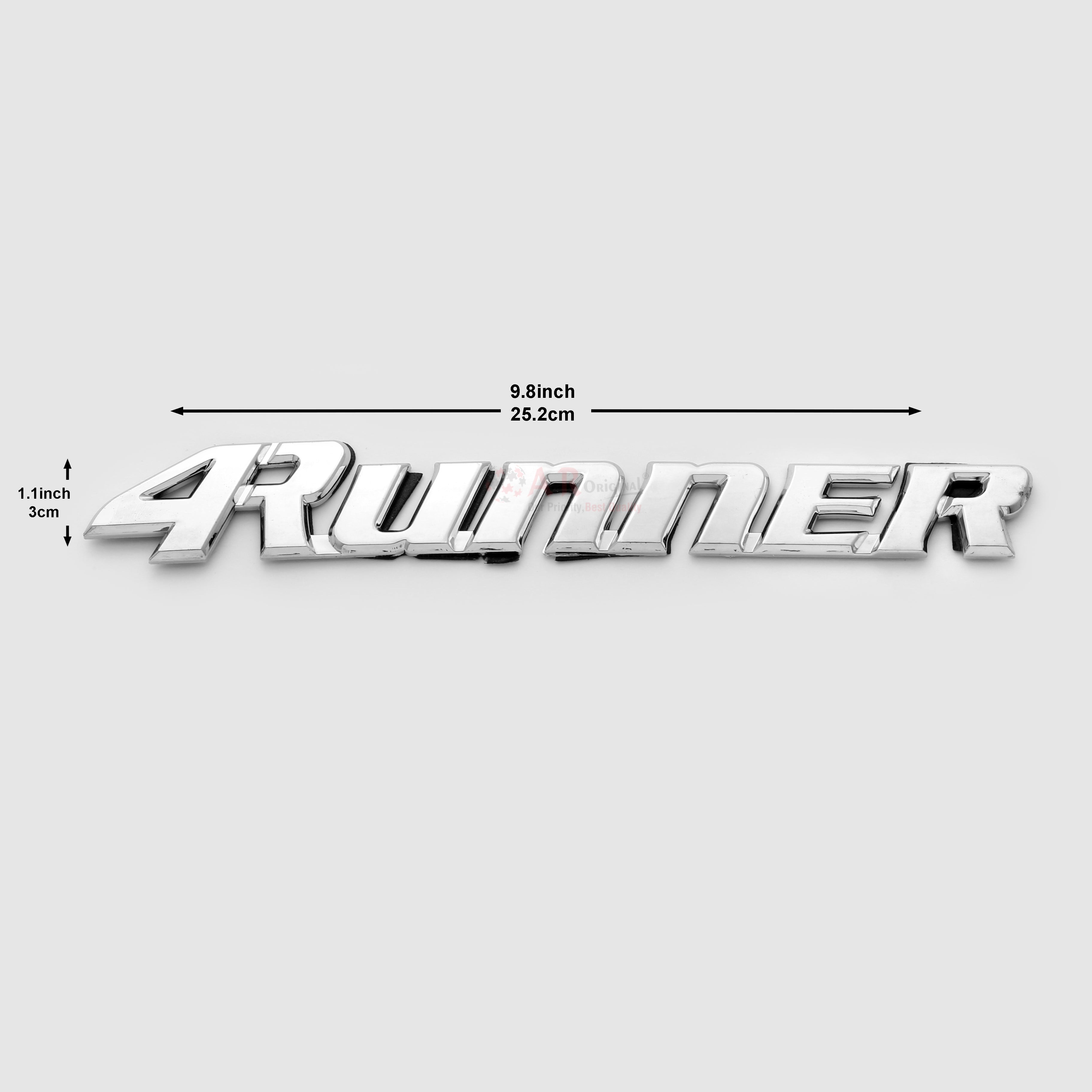 4Runner Emblem Join Alpha 1.2x9.8inch-3x25cm Chrome IP Badge