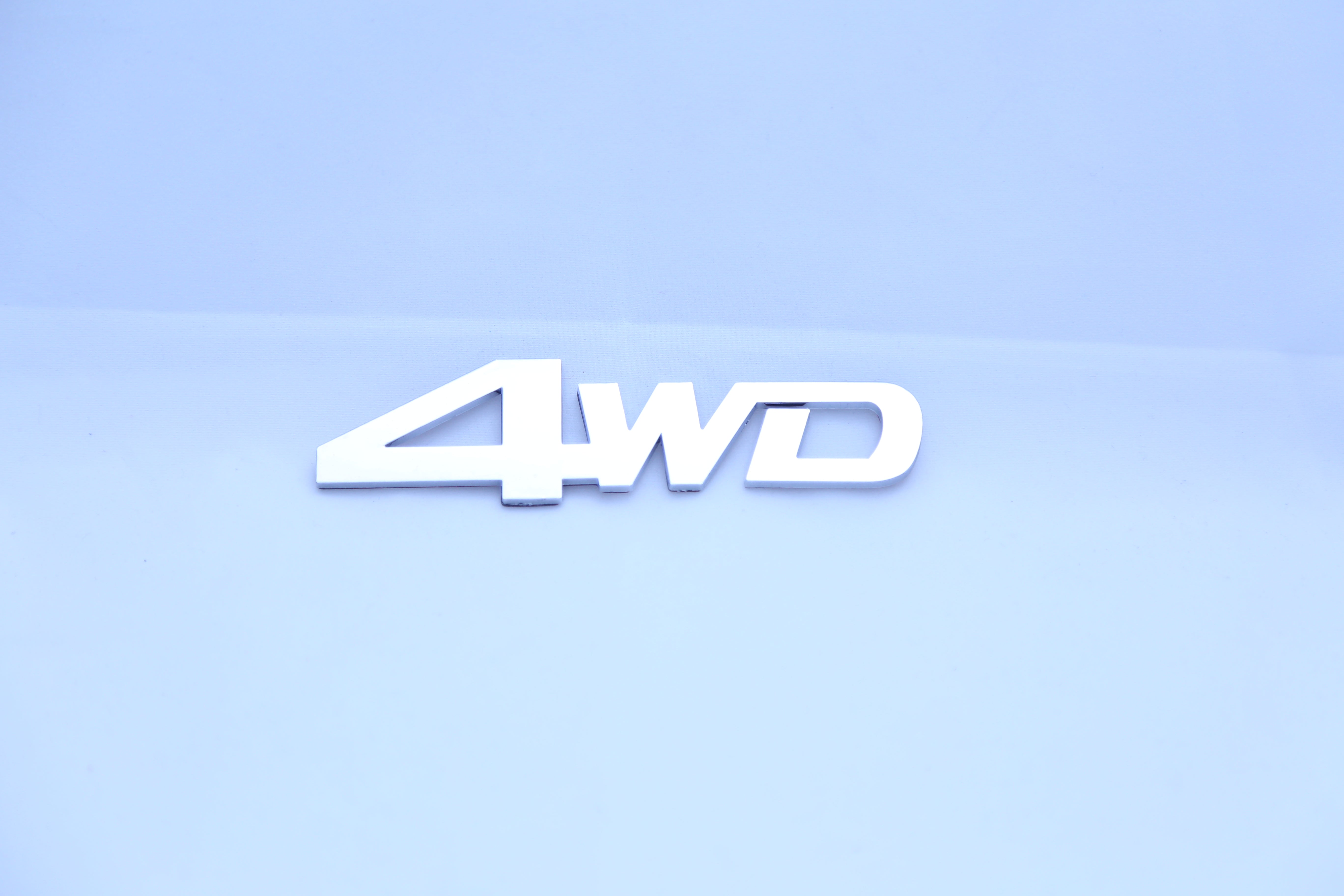 4WD Emblem Chrome IP Badge