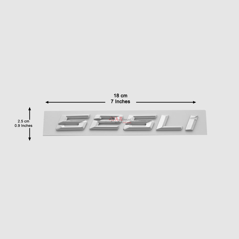 525Li Emblem BMW 2.5x18cm Chrome IP Badge