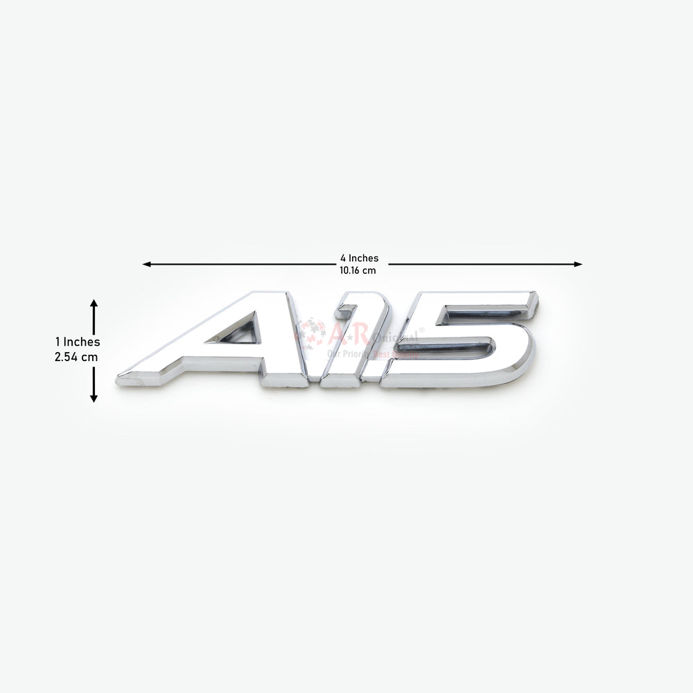 A15 Emblem Allion 1x4inch-2.5x10cm Chrome IP Badge