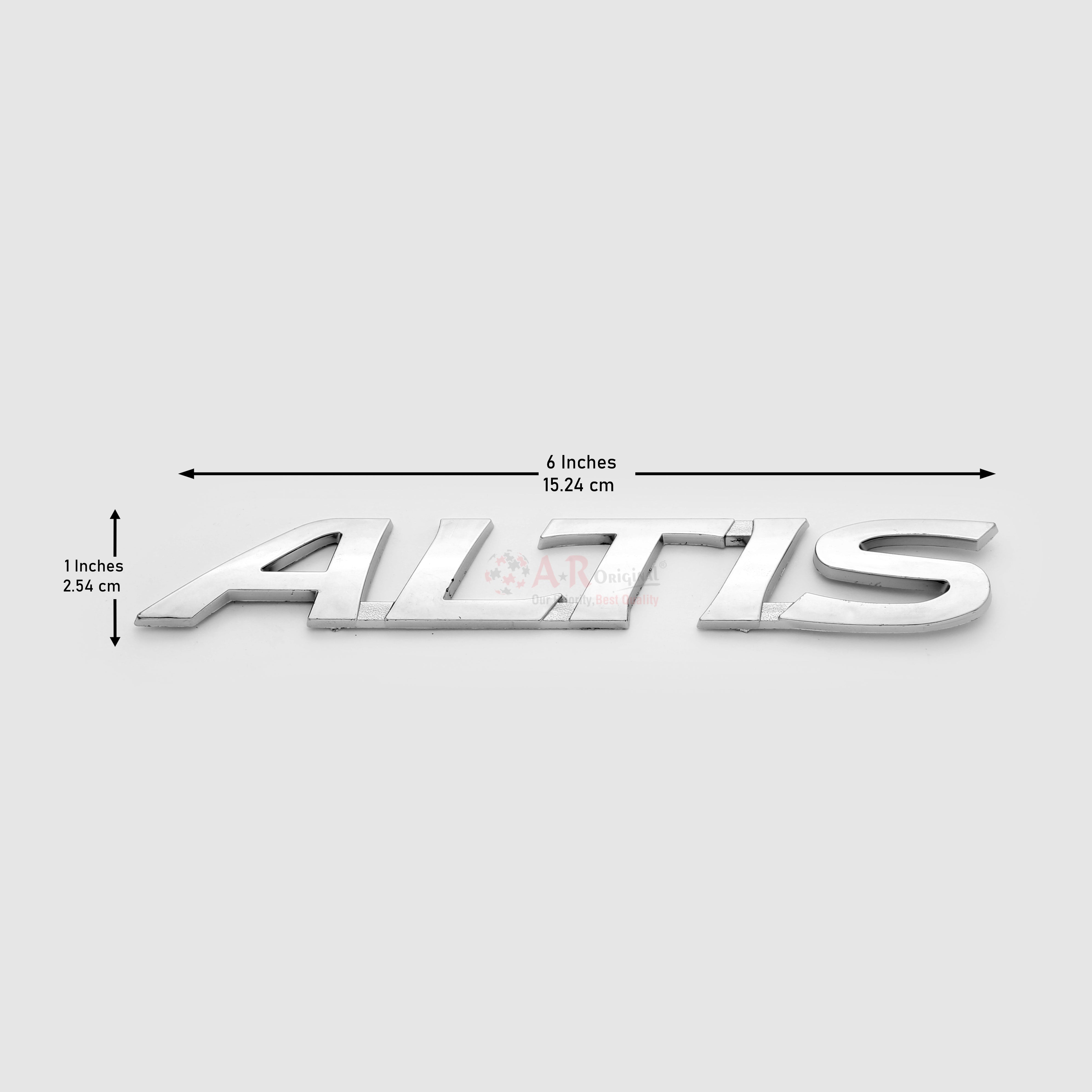 Altis Emblem Old Style 1x6inch-2.5x16cm Chrome LC Badge