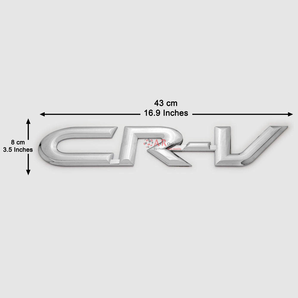 CRV Emblem Honda 8x43cm Chrome IP Badge