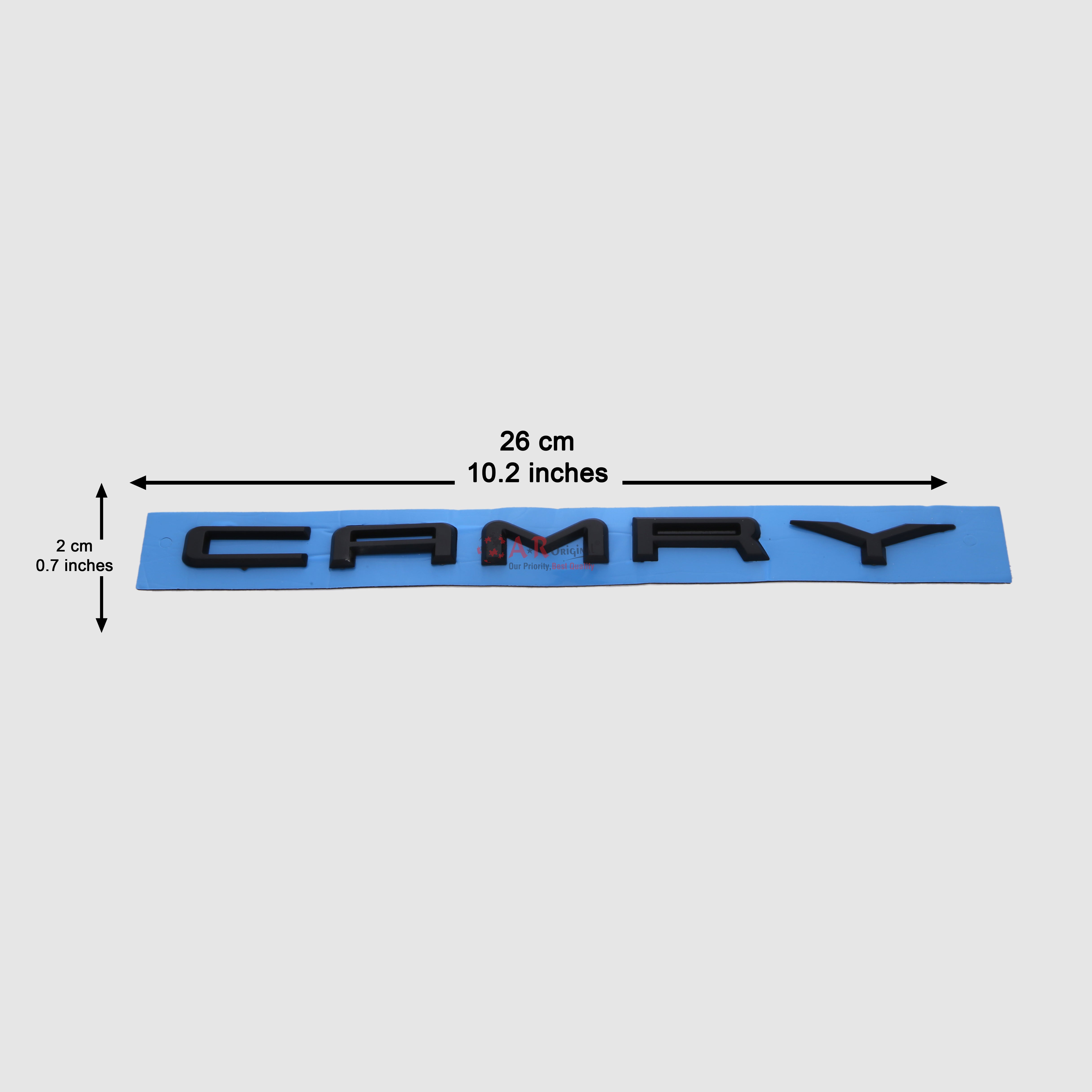 Camry Emblem Black 2x26cm Chrome IP Badge