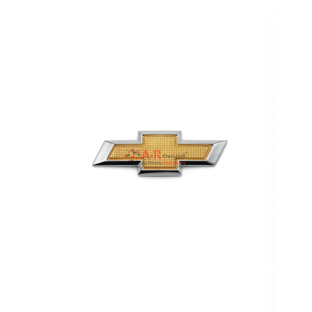 Chevrolet Steering Logo Golden 2x6.5cm Chrome IP Badge