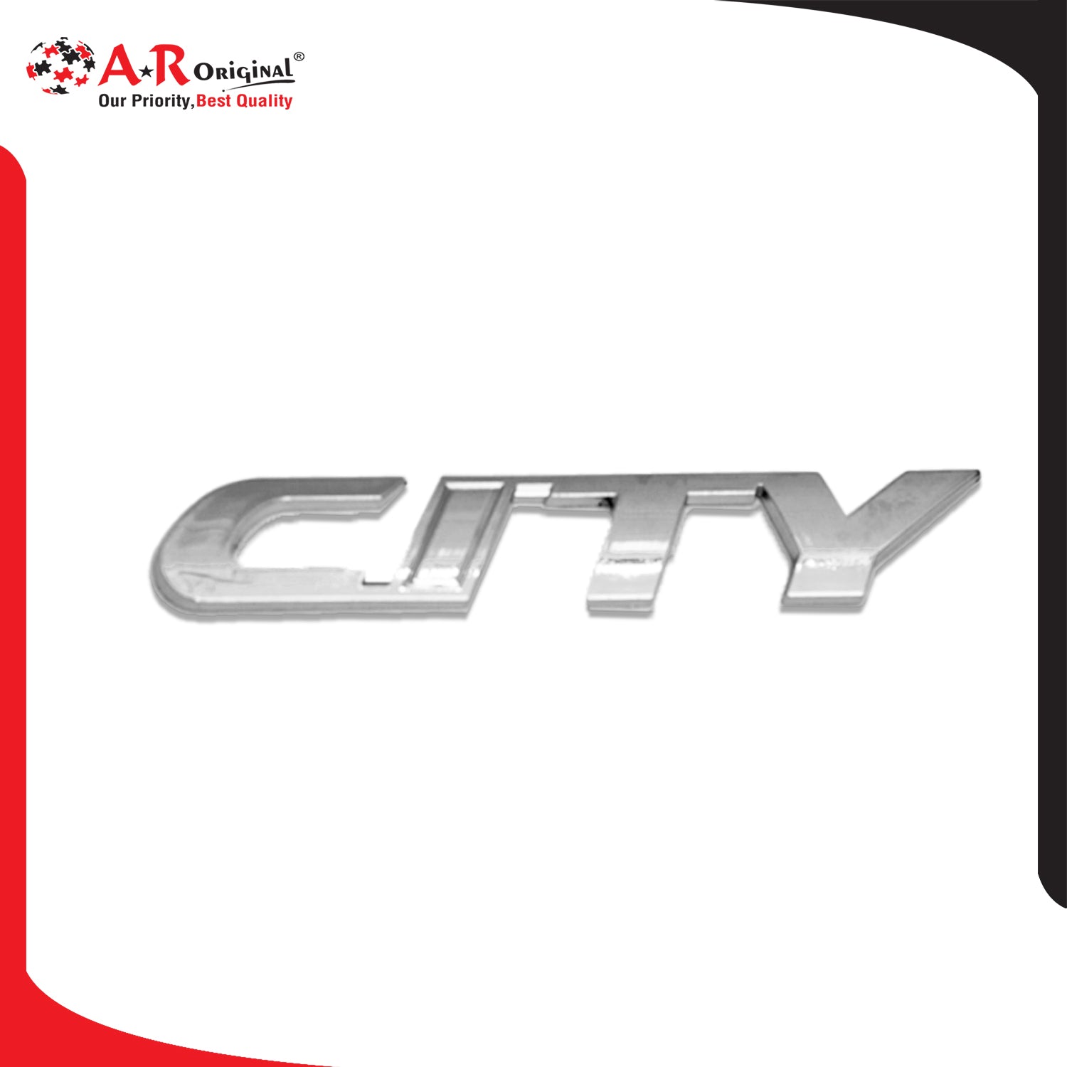 City Emblem 2004 1x5inch-2.5x12.7cm Chrome LC Badge (2)