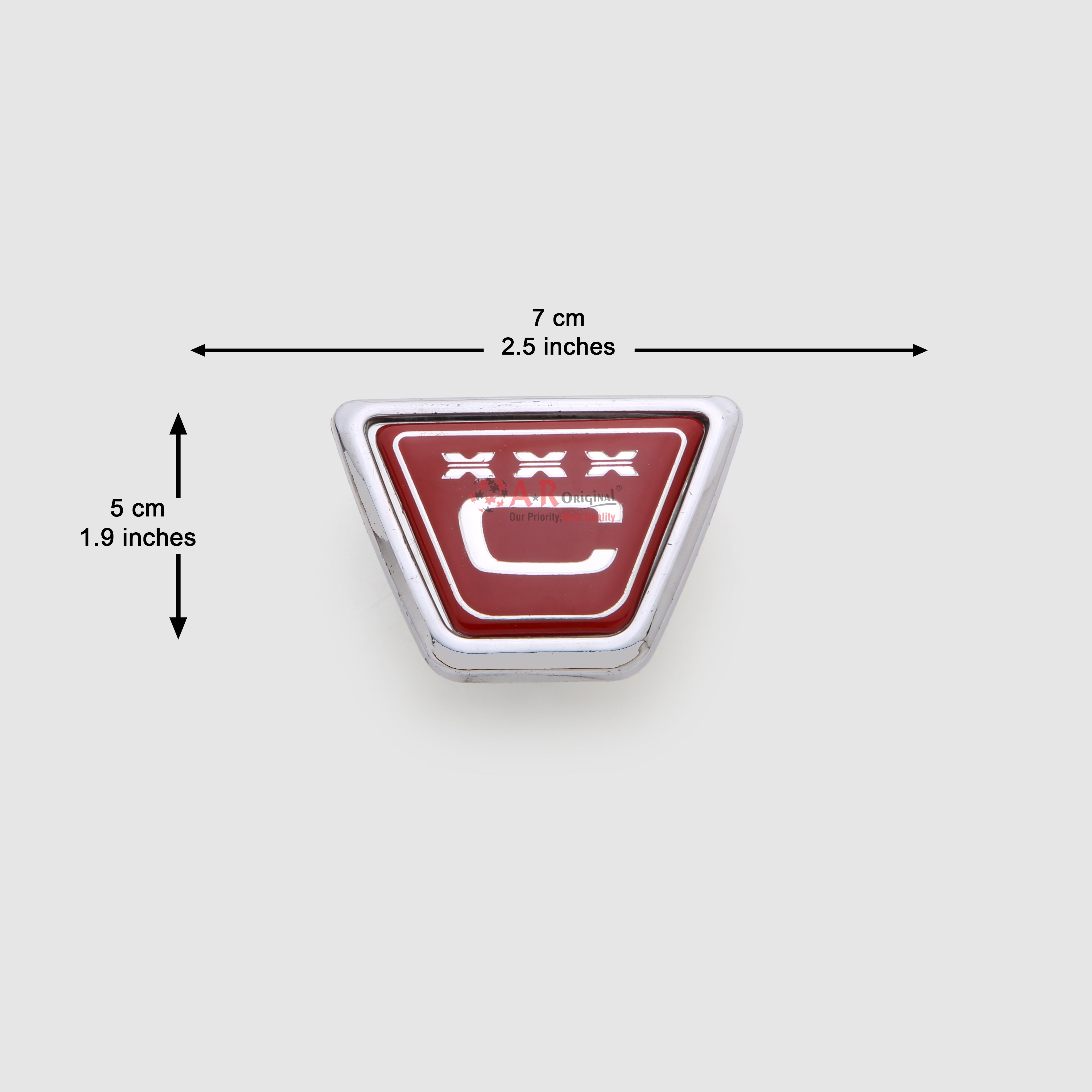 Corolla Logo C Front Grill 1996 5x7cm Chrome LC Badge
