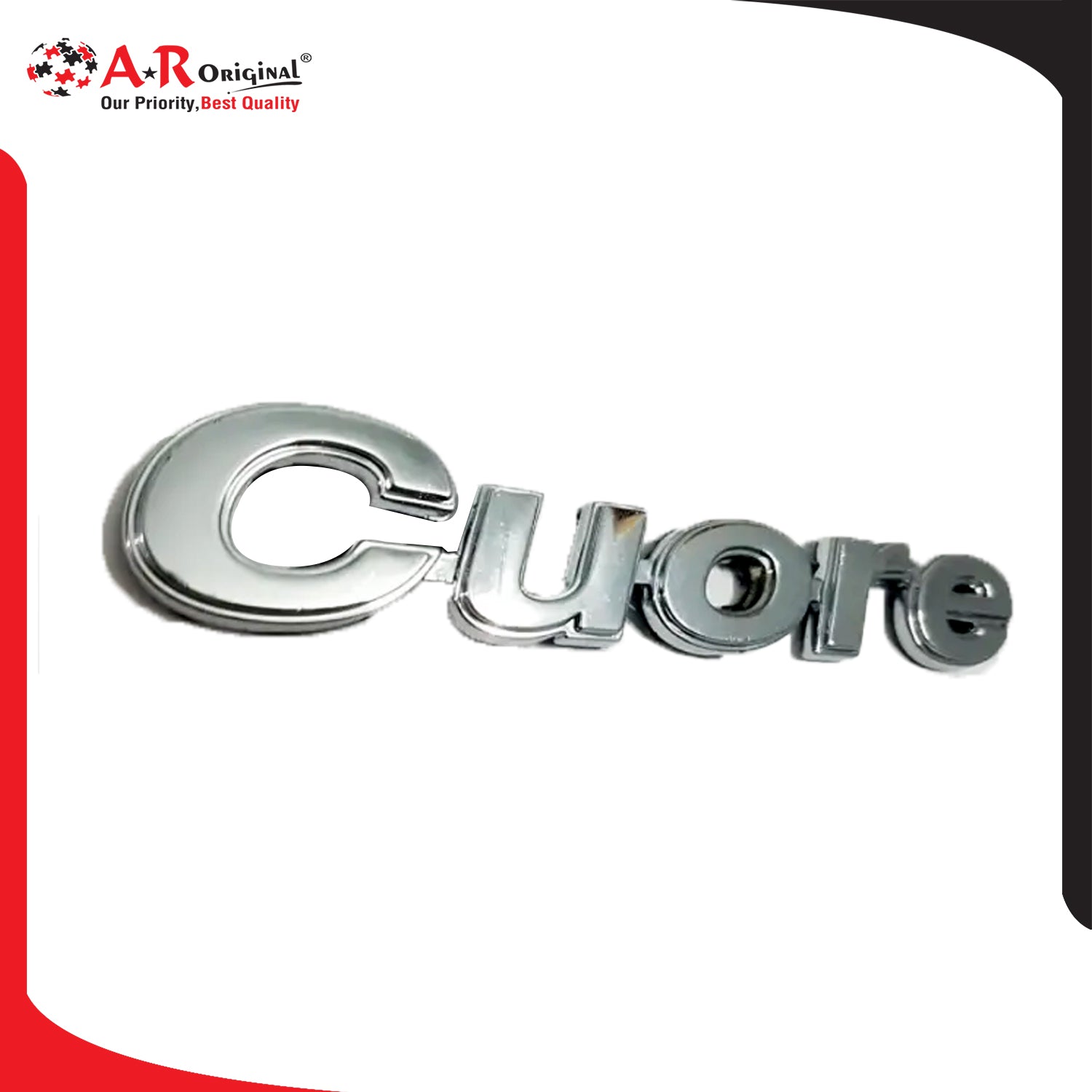 Cuore Emblem Chrome LC Badge