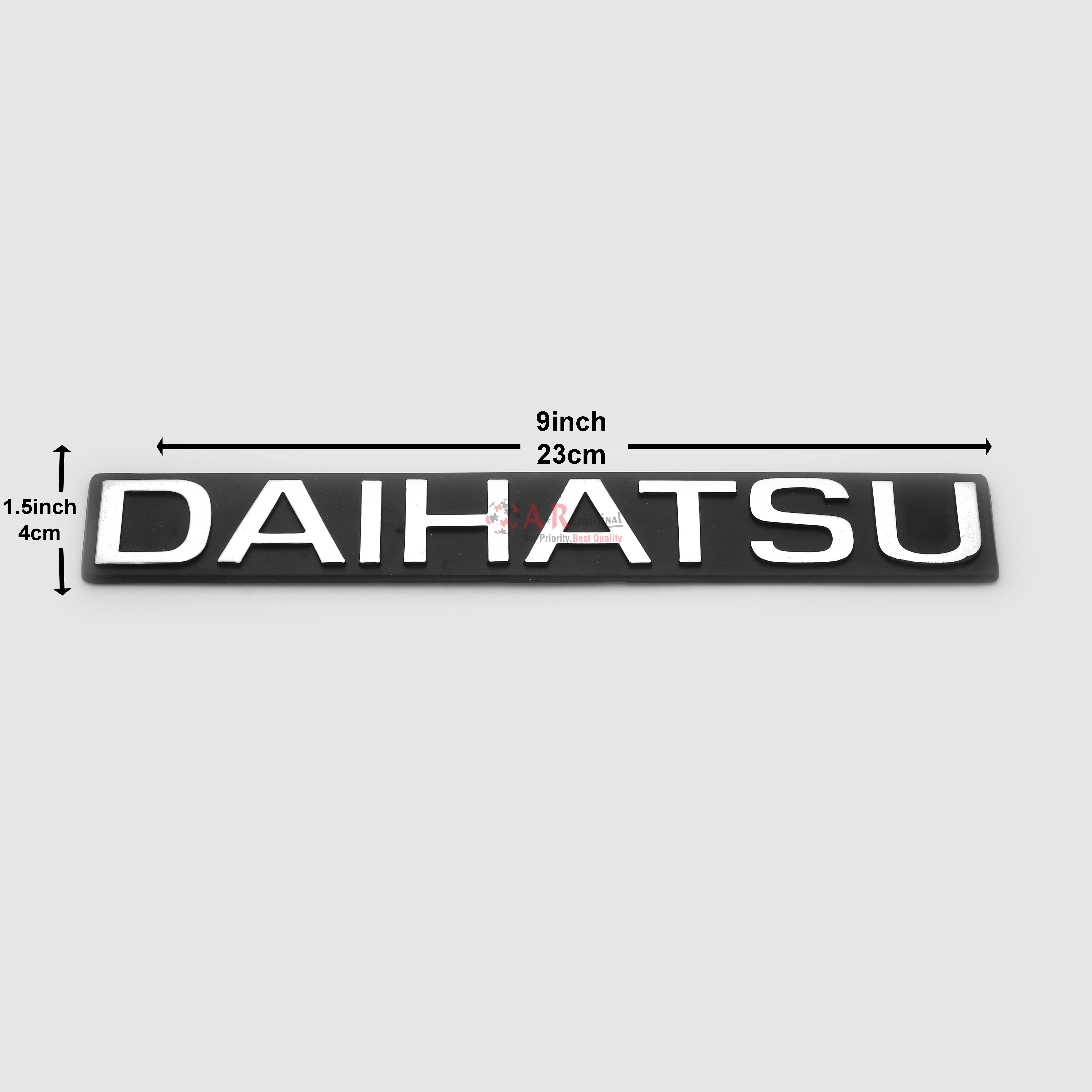 Daihatsu Emblem 1x9inch-4x23cm Black LC Badge