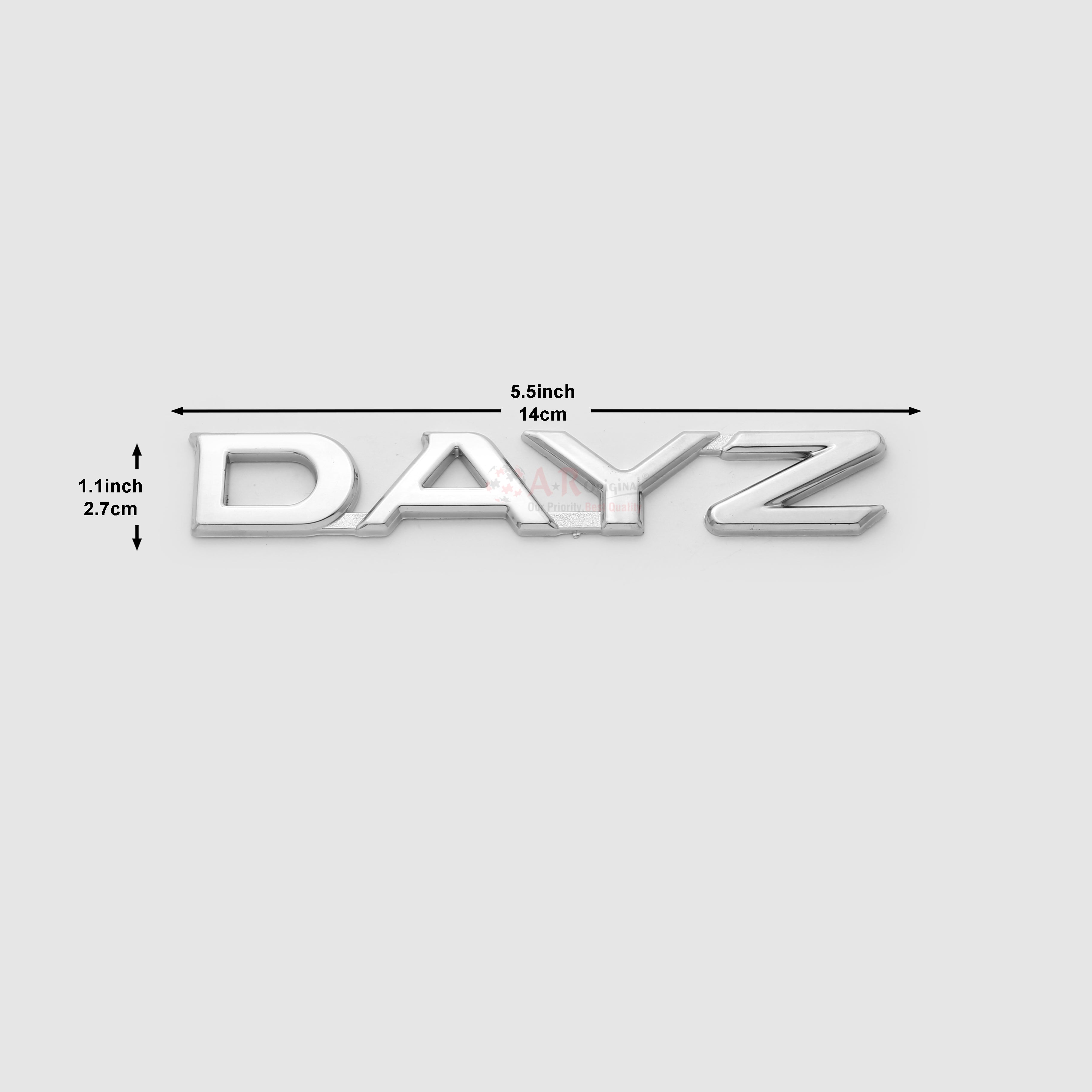 Dayz Emblem Nissan 1x5.5inch-2.5x14cm Chrome LC Badge