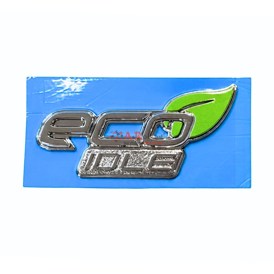 Eco IDEL Rear Emblem 4.5x9cm Chrome IP Badge