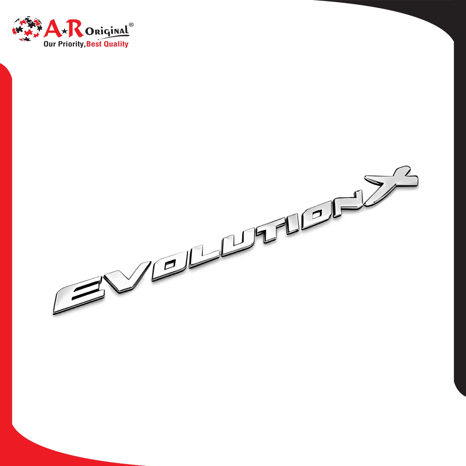 Evolution X Emblem Chrome IP Badge