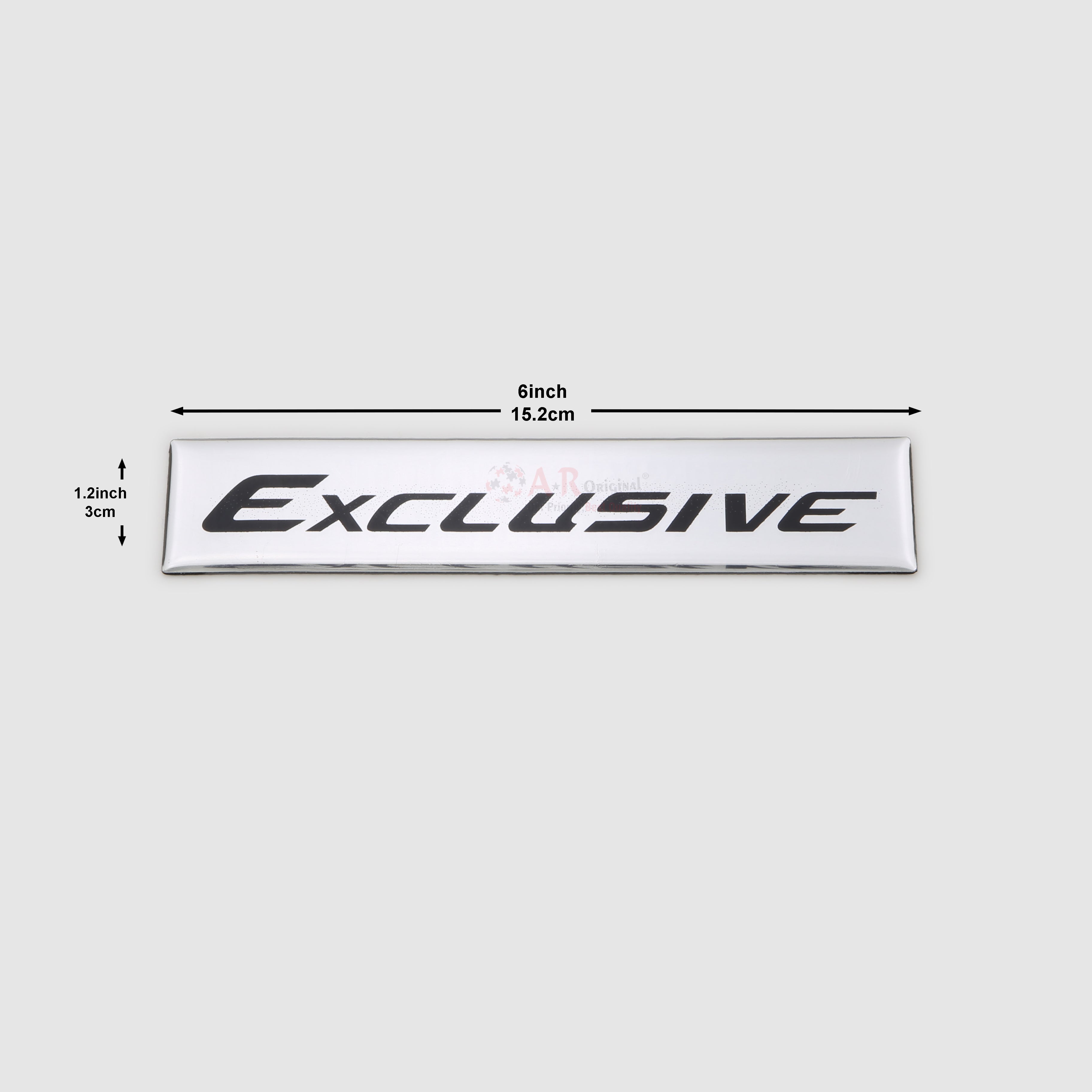 Exclusive Emblem 1.25x6inch-3x15cm Coating IP Badge