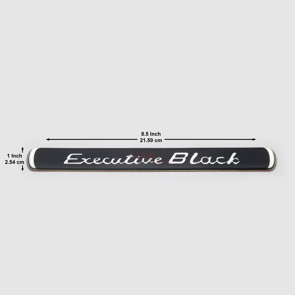 Executive Black Emblem 1x8.5inch-2.5x22cm Black Coating IP Badge