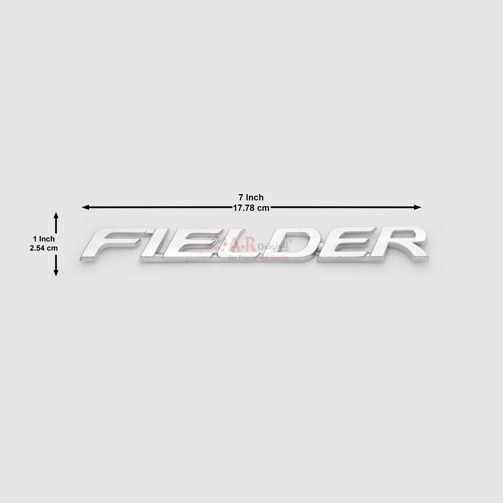 Fielder Emblem 1x7inch-2.5x18cm Chrome LC Badge