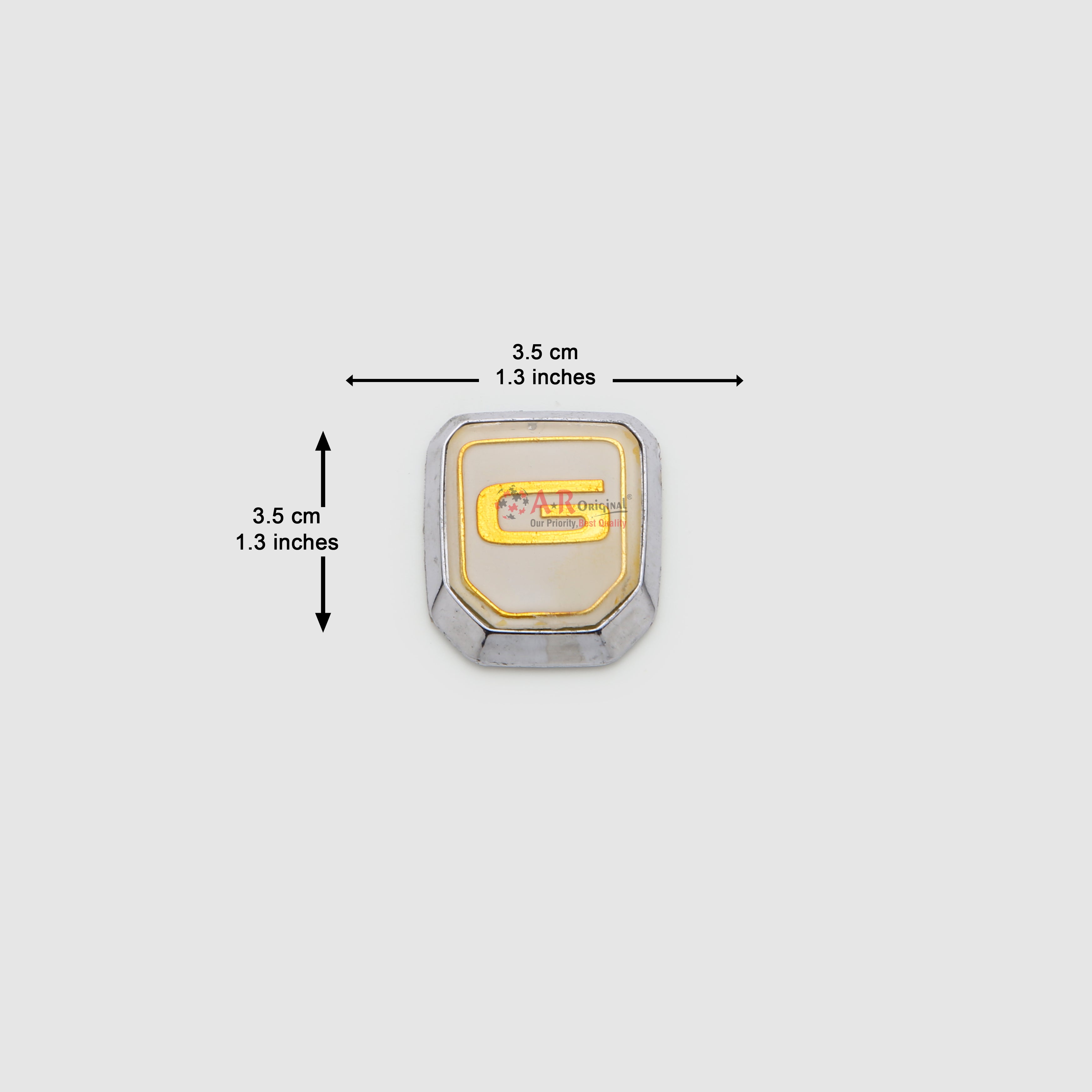 G Emblem 3.5cm Chrome LC Badge