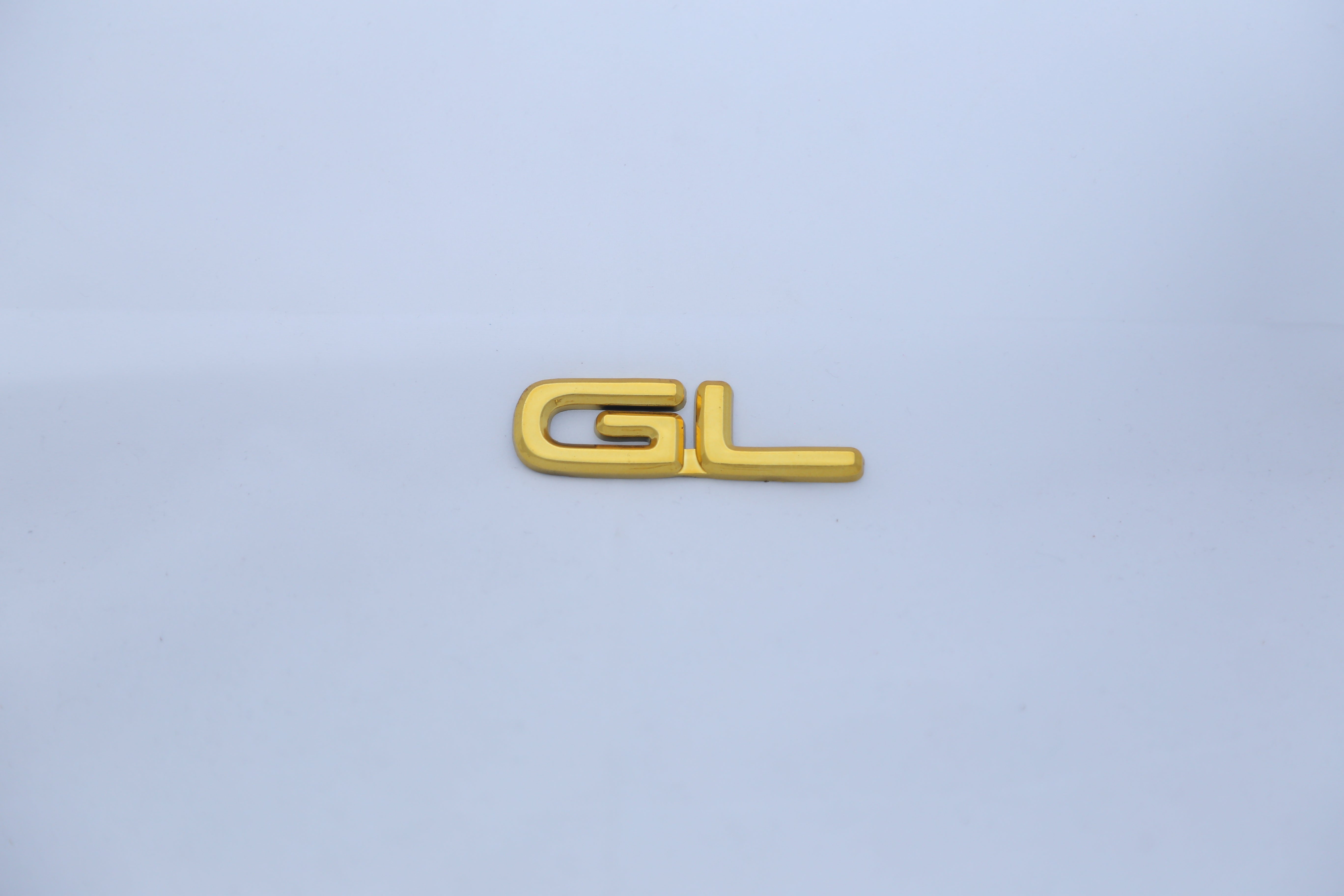 GL Emblem 1x3inch-2.5x7.5cm Golden LC Badge