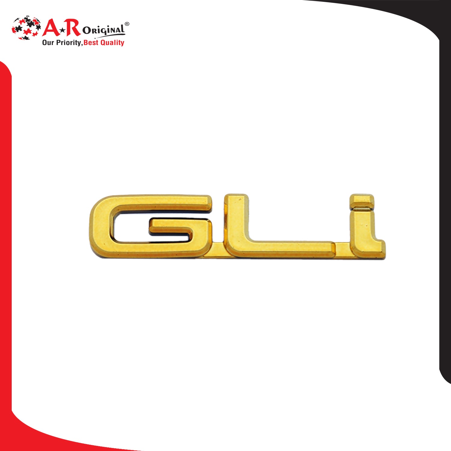 GLi Emblem 94 0.6inchx3.3inch-2x9cm Golden LC Badge