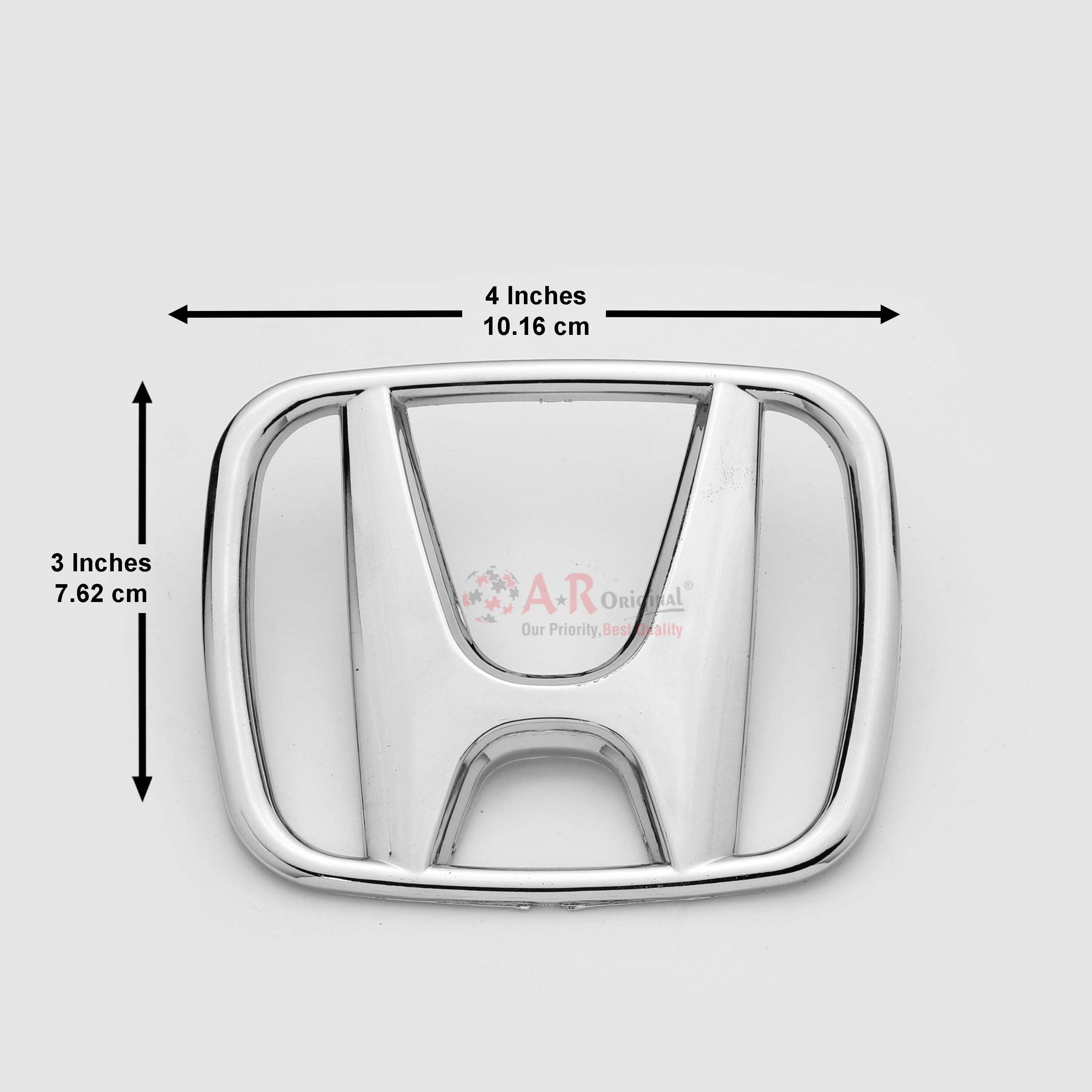 Honda Logo 07-13 Rear Chrome 3x4inch-7.5x10cm LC Badge (2)