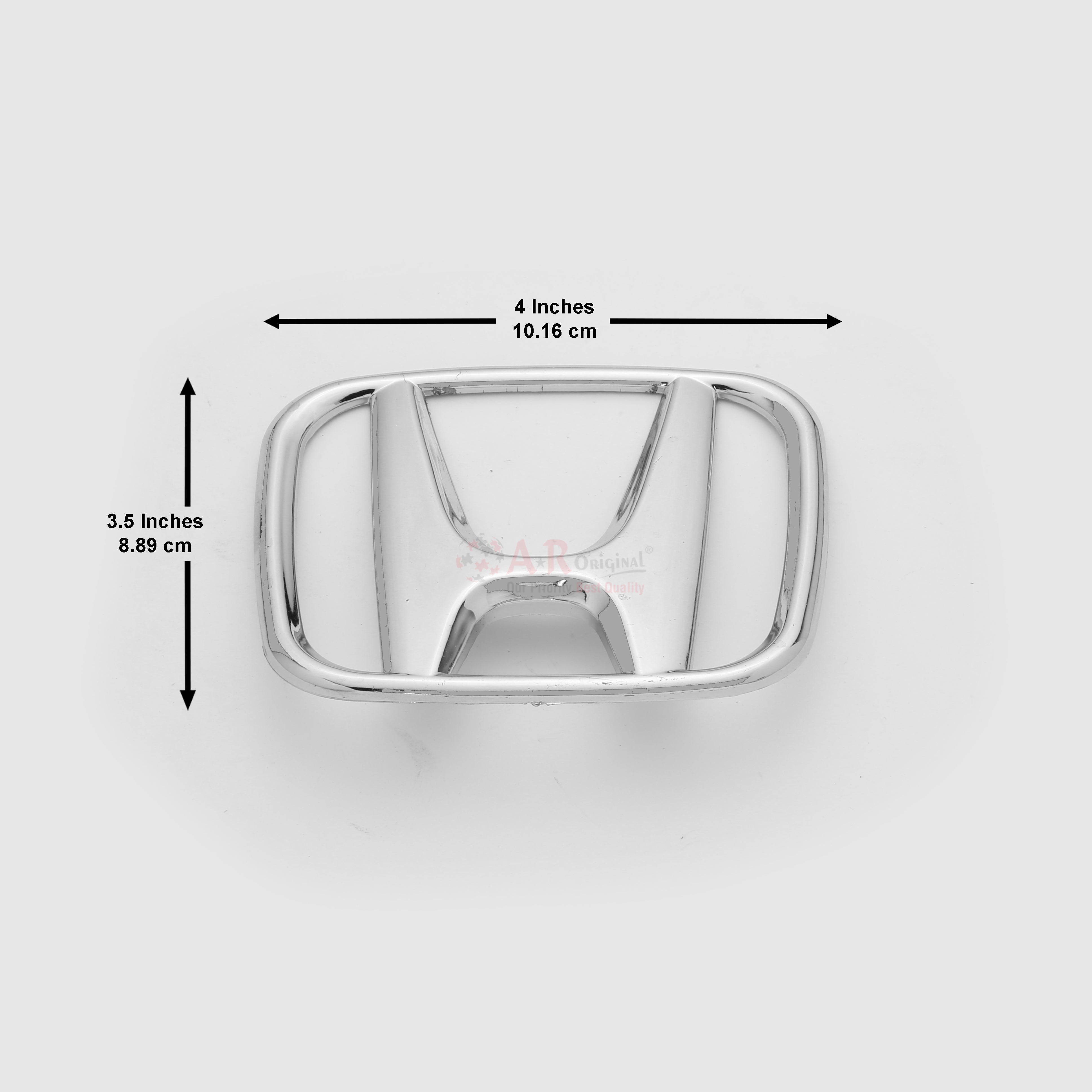 Honda Logo City 09-14 Rear 3.5x4inch-9x10.25cm Chrome LC Badge