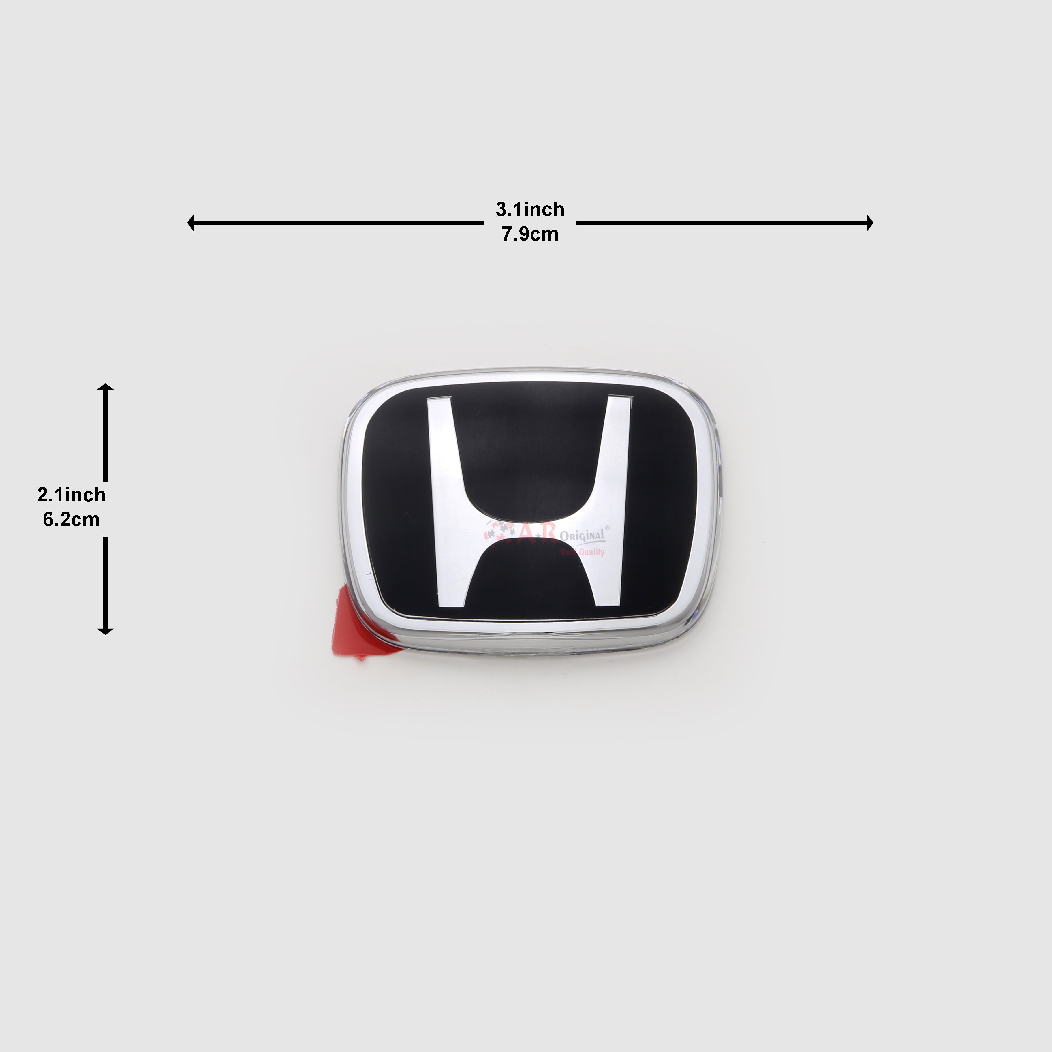 Honda Logo Mugen Style E11ZB 3.1 inch,7.9cm-2.6inch,6.8cm Civic 2000-2006 Eagle Eye Rear Black Silver IP Badge