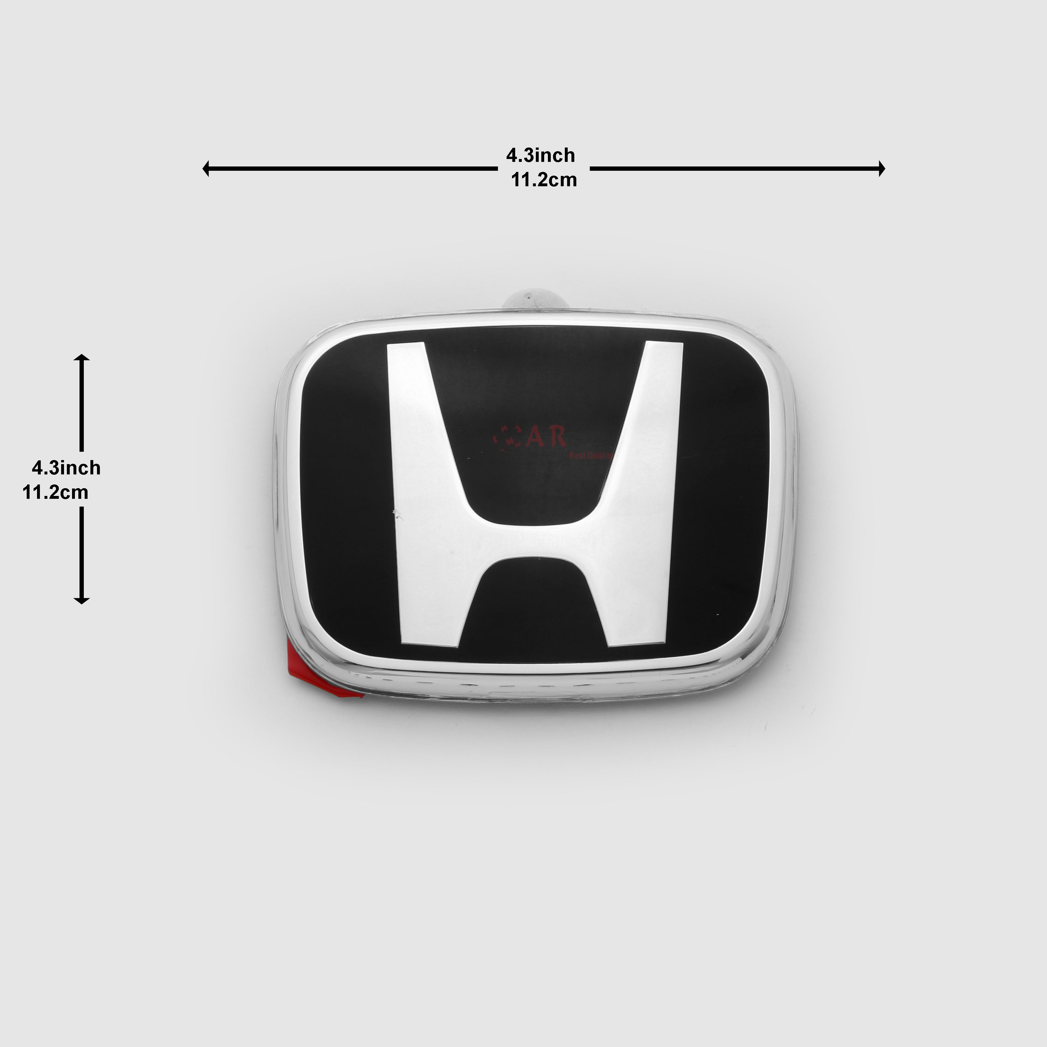 Honda Logo Mugen Style SYY003 4.3,11.2cm-3.5inch,8.9cm Civic X Black Silver IP Badge