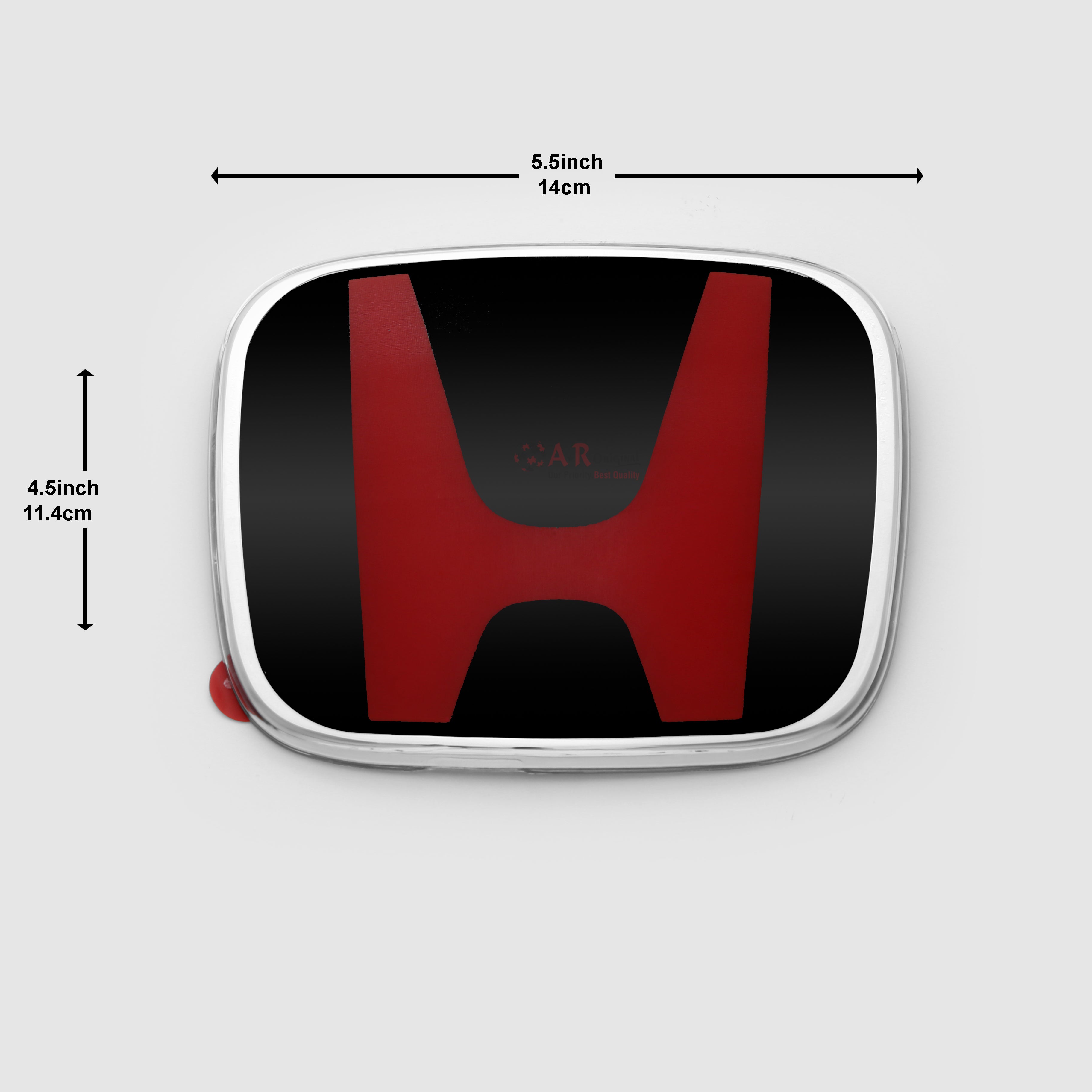 Honda Logo Mugen Style U00 5.5inch,14cm-4.5inch,11.4cm Jumbo Size Red Black IP Badge