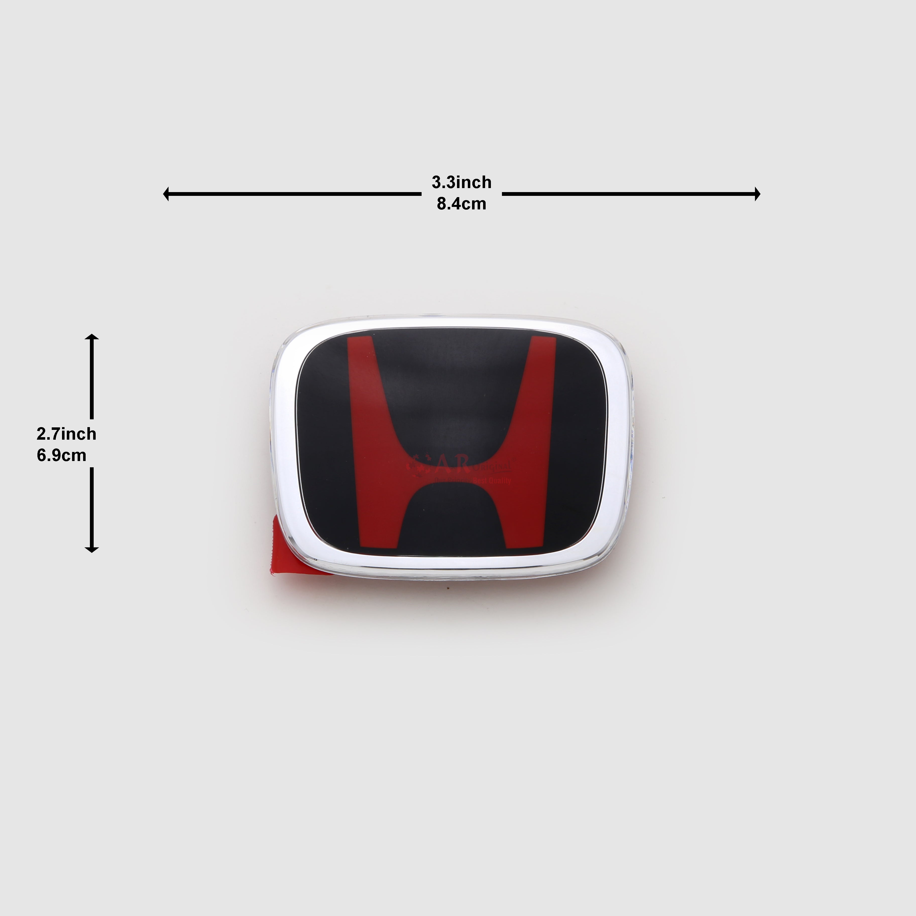 Honda Logo Mugen Style Z01 3.3inch,8.4cm-2.7inch,6.9cm Civic Ols 90's Rear Red Black IP Badge