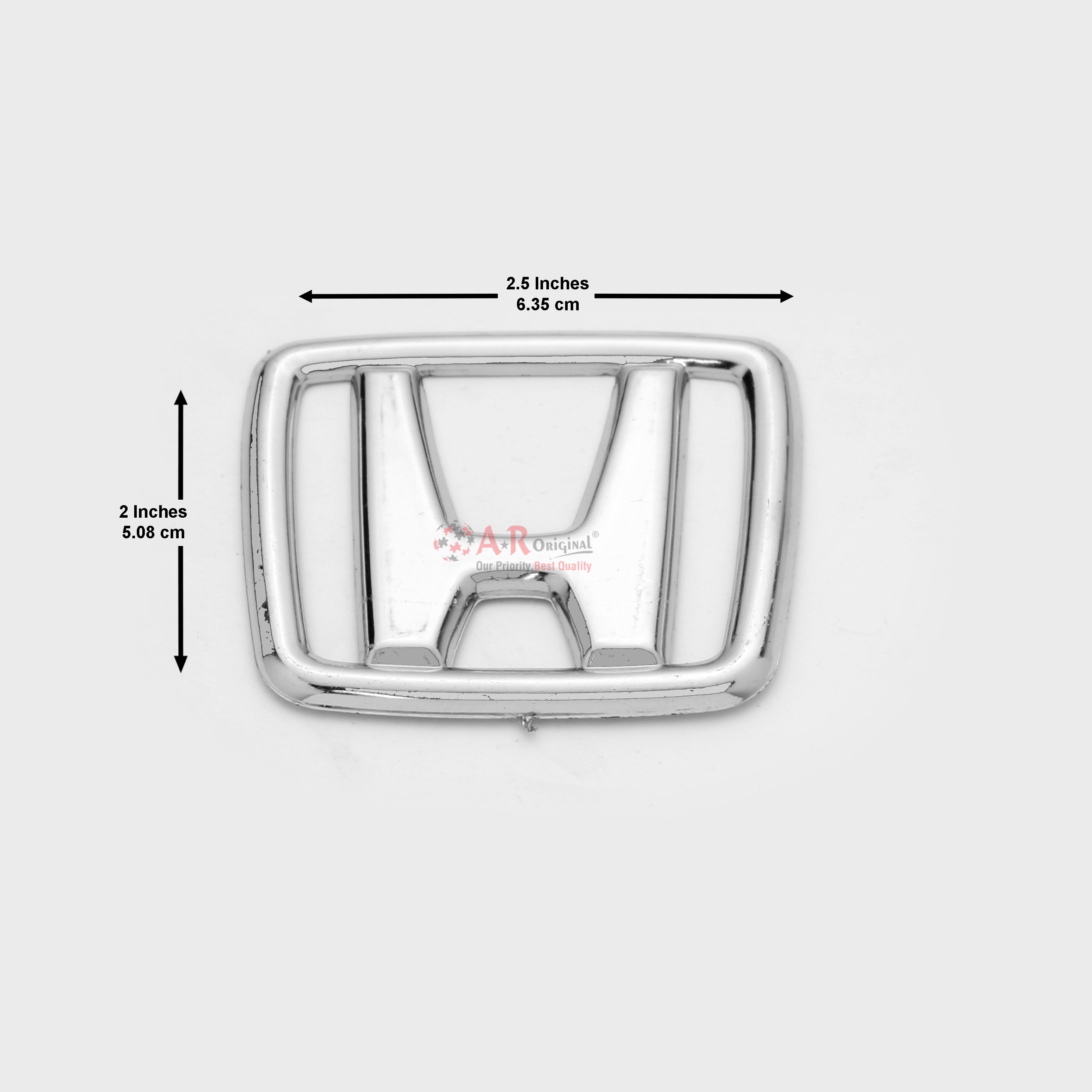 Honda Logo Old Civic Big 2x2.5inch-5x6.5cm Chrome LC Badge
