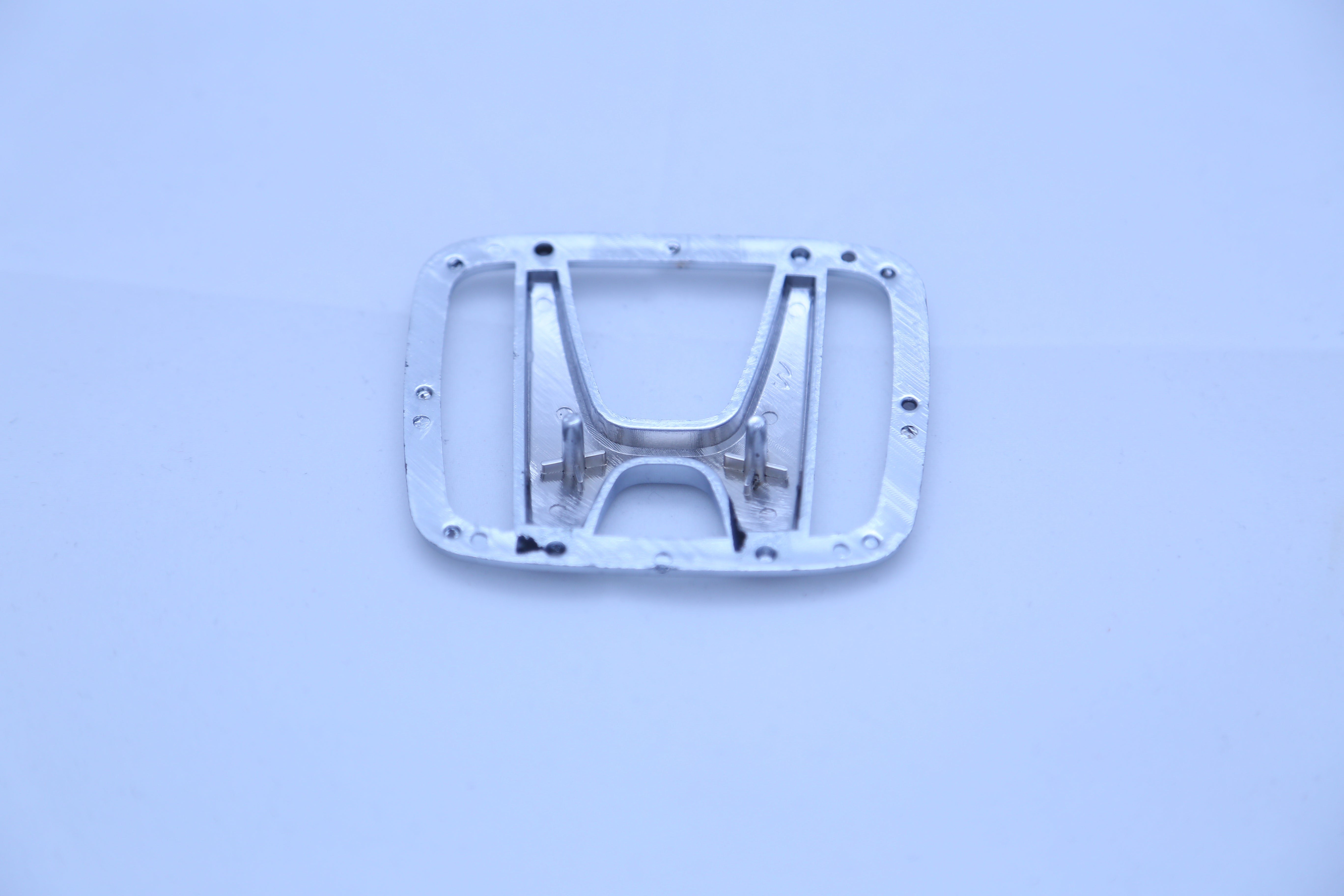 Honda Logo Old Civic Big 2x2.5inch-5x6.5cm Chrome LC Badge (1)