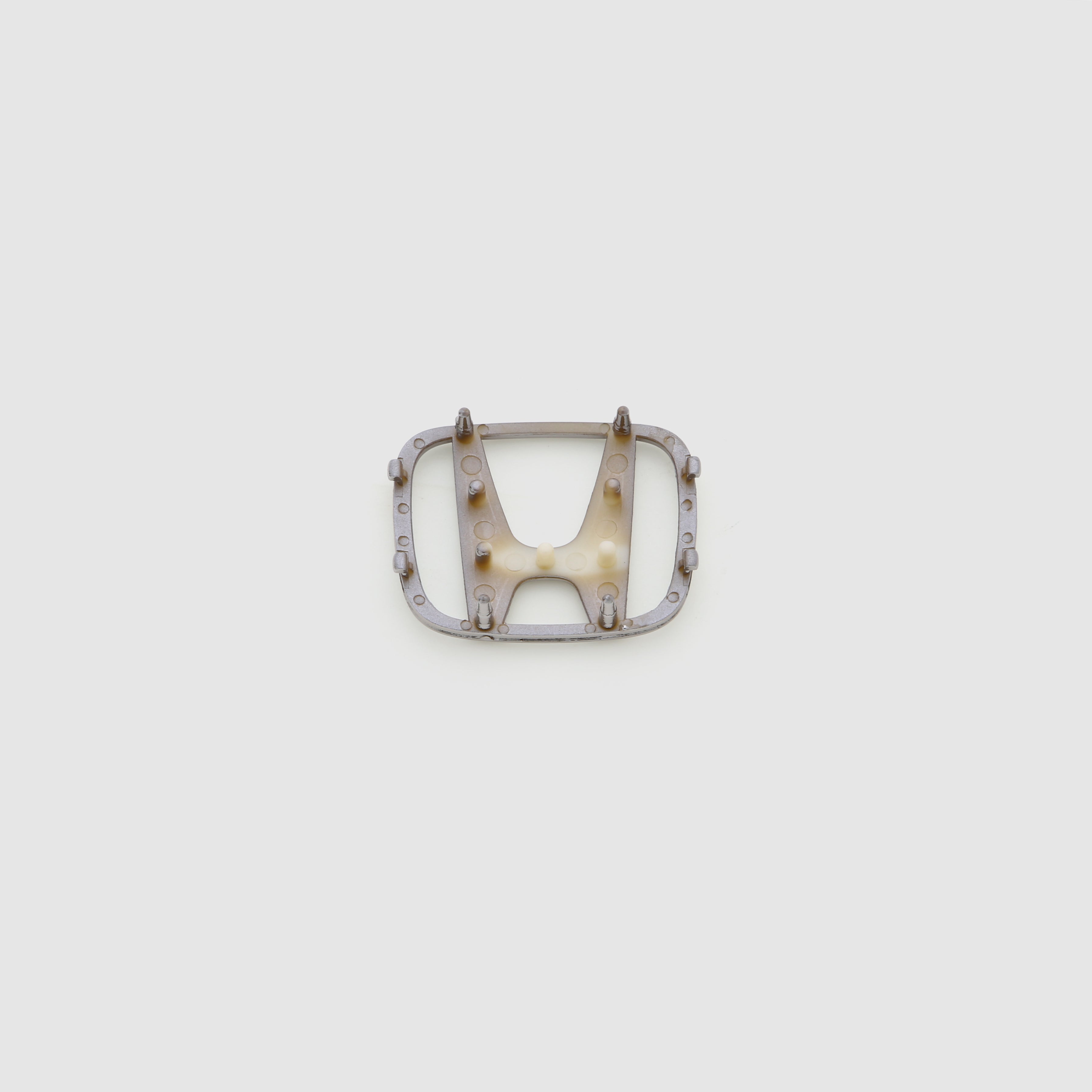 Honda Logo Soft Glue Steering Size Small 4x5cm Chrome IP Badge