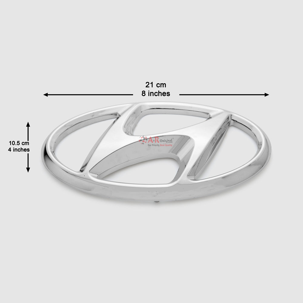 Hyundai Logo 10.5x21cm Chrome IP Badge