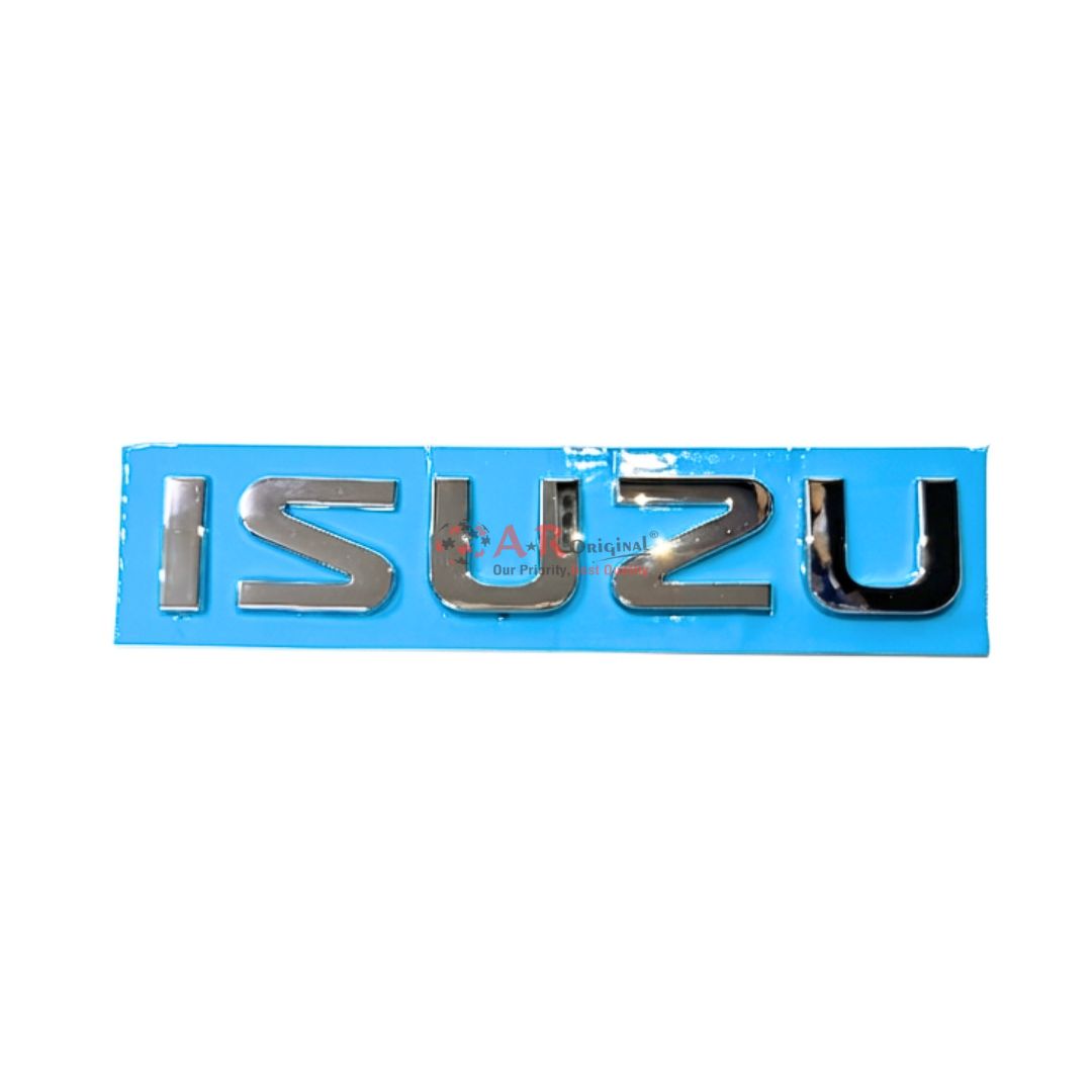 ISUZU Emblem 2.1x12.7cm Small Chrome IP Badge