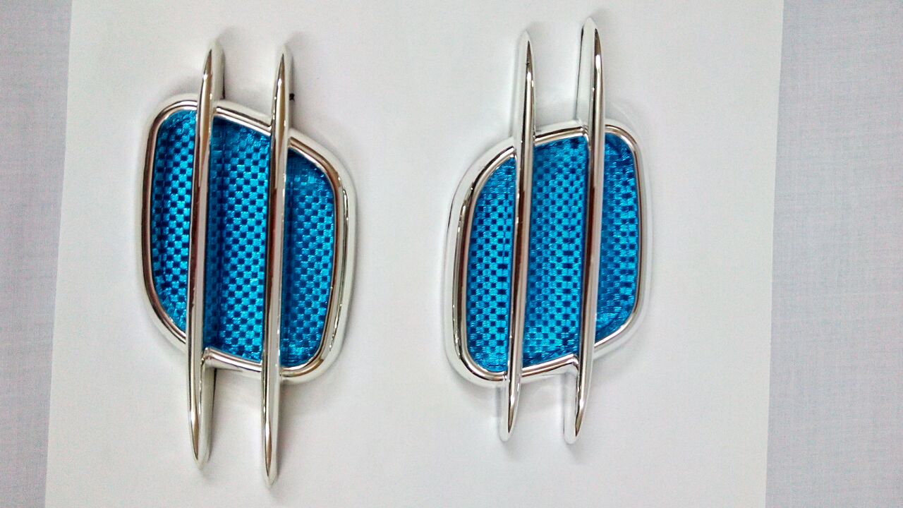 Indicator Cover Chrome Design 3 2pc set IP Badge