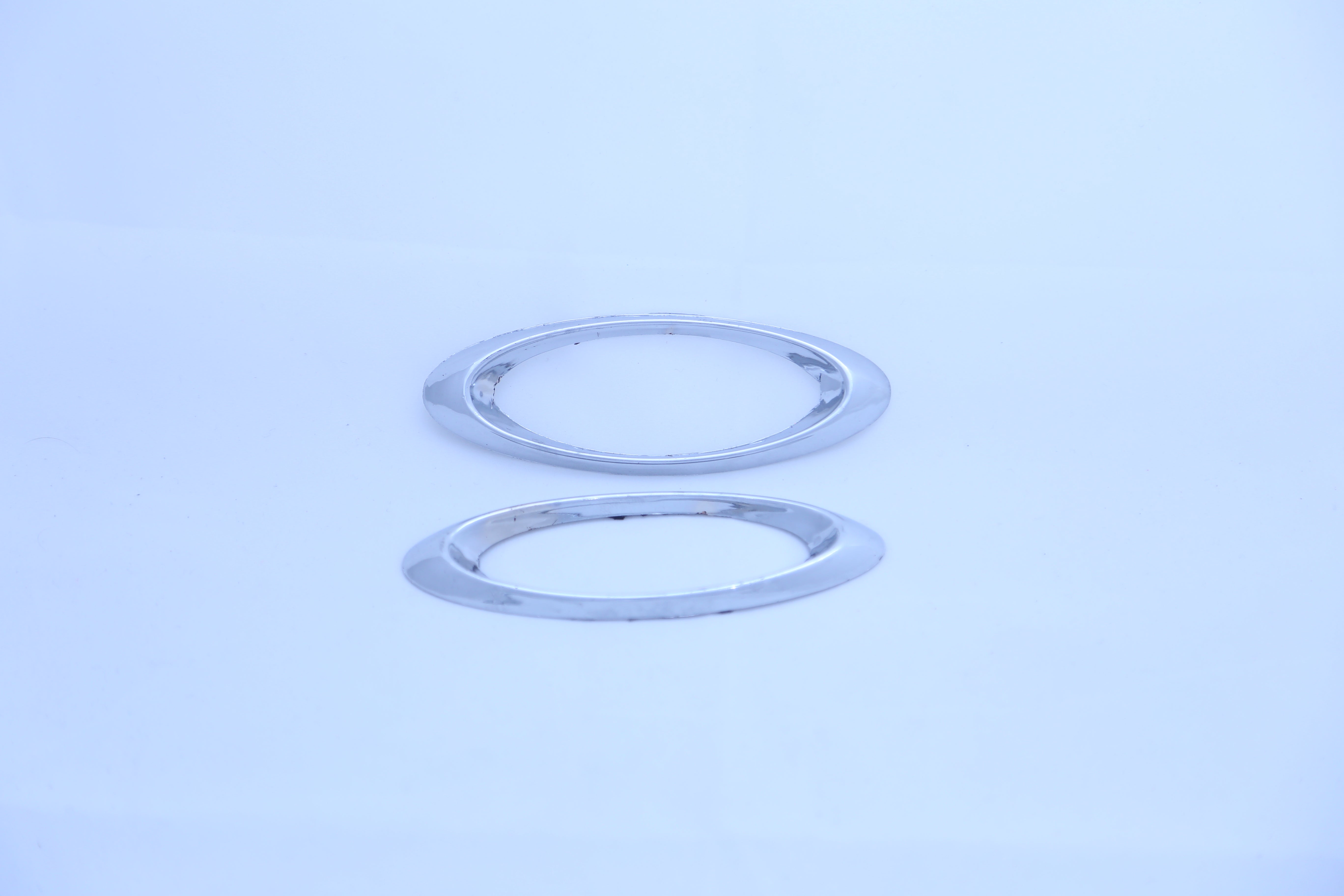 Indicator Covers Oval 2pc set Chrome LC Badge