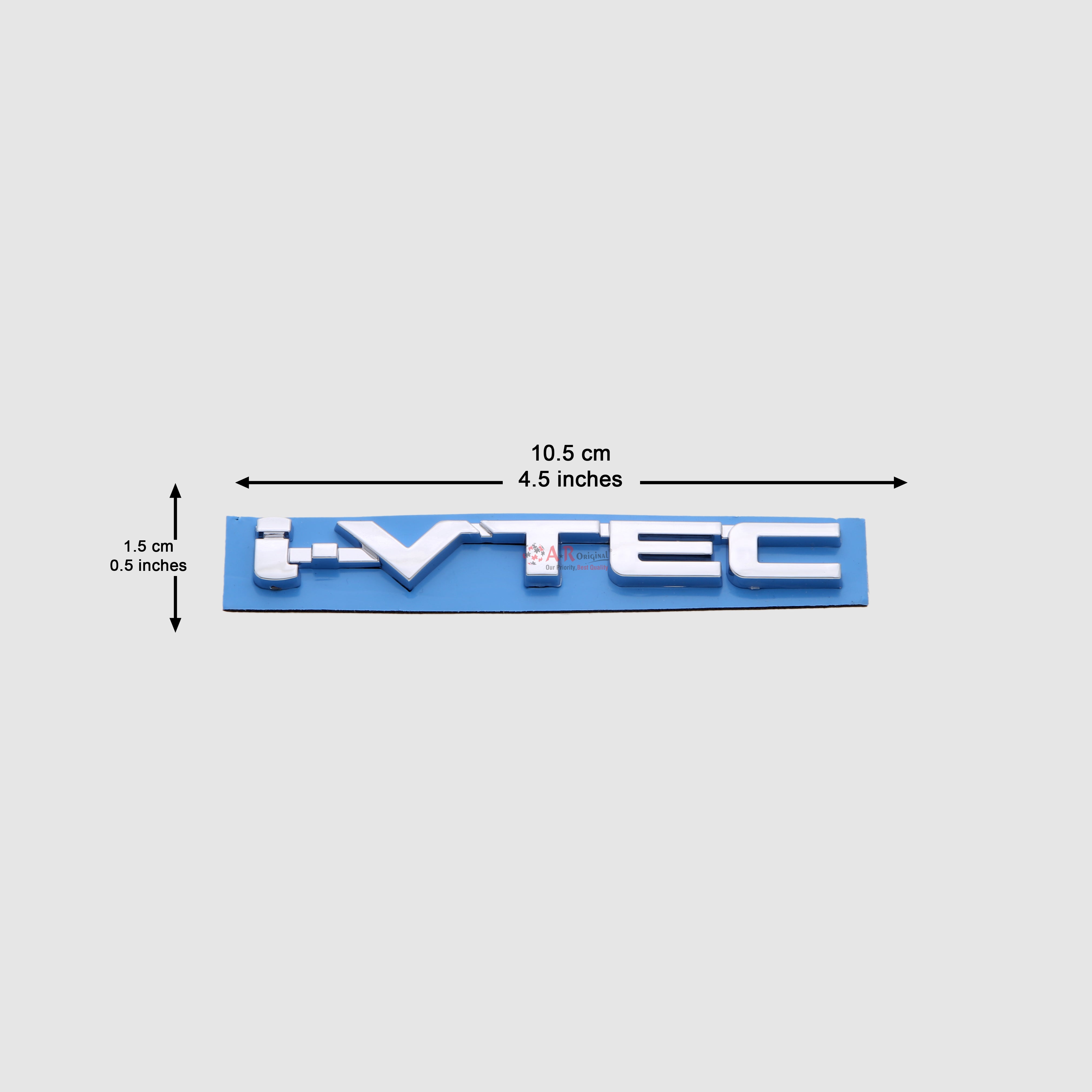 Ivtec 1.5x10.5cm Chrome IP Badge