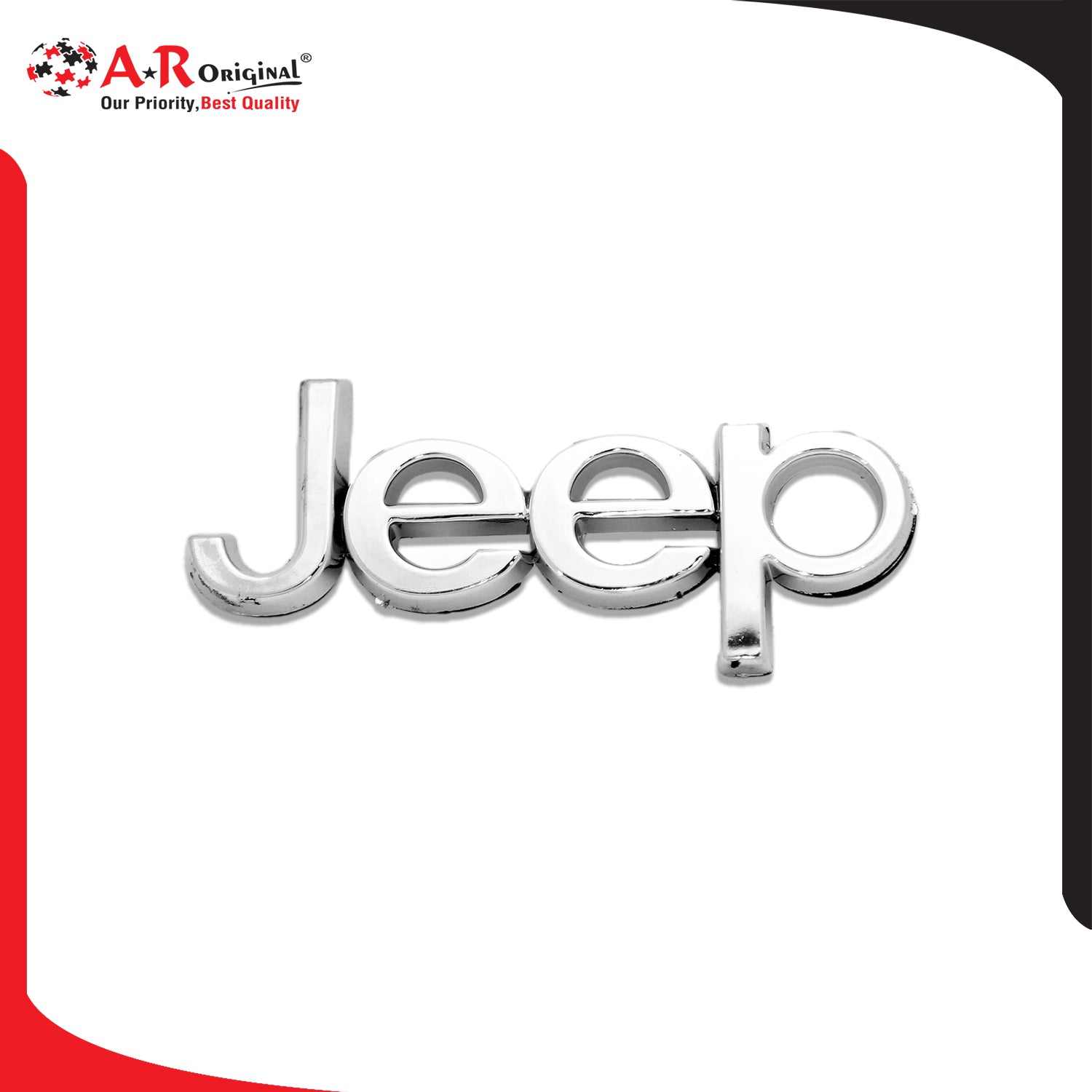 Jeep Emblem Small Bold Chrome IP Badge