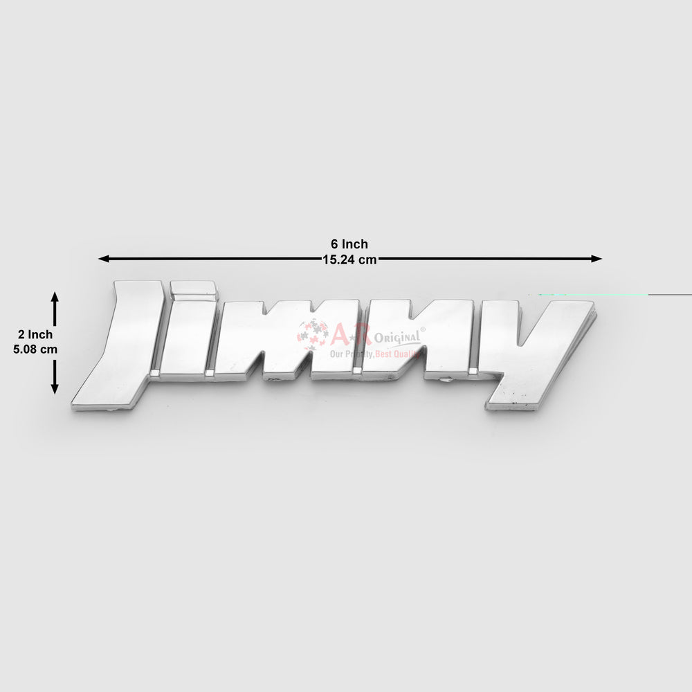 Jimny Emblem Suzuki 1.7x5.7inch-4x15cm Chrome LC Badge