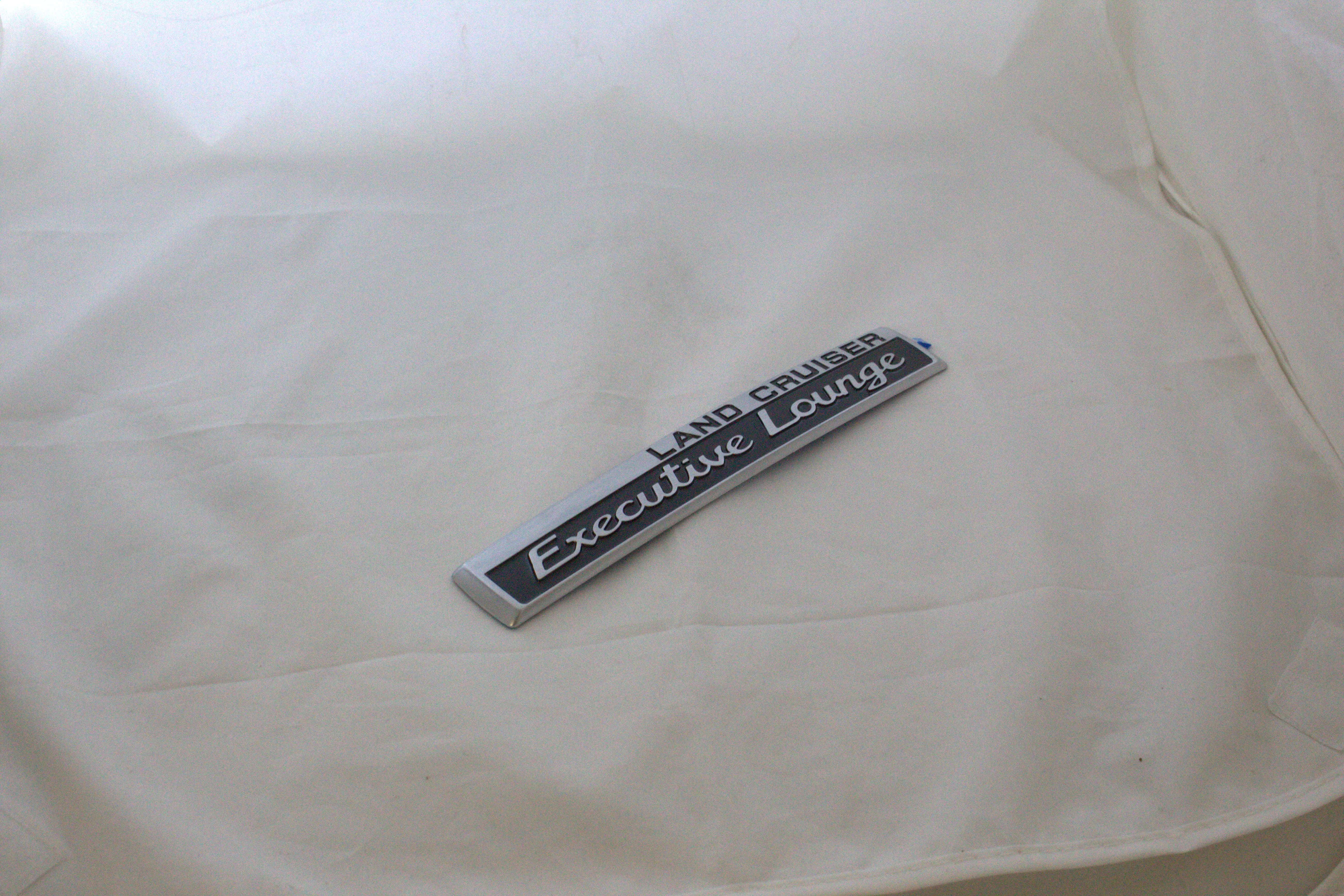 Land Cruiser Executive Lounge Emblem 1x8inch-2.5x20cm Chrome IP Badge
