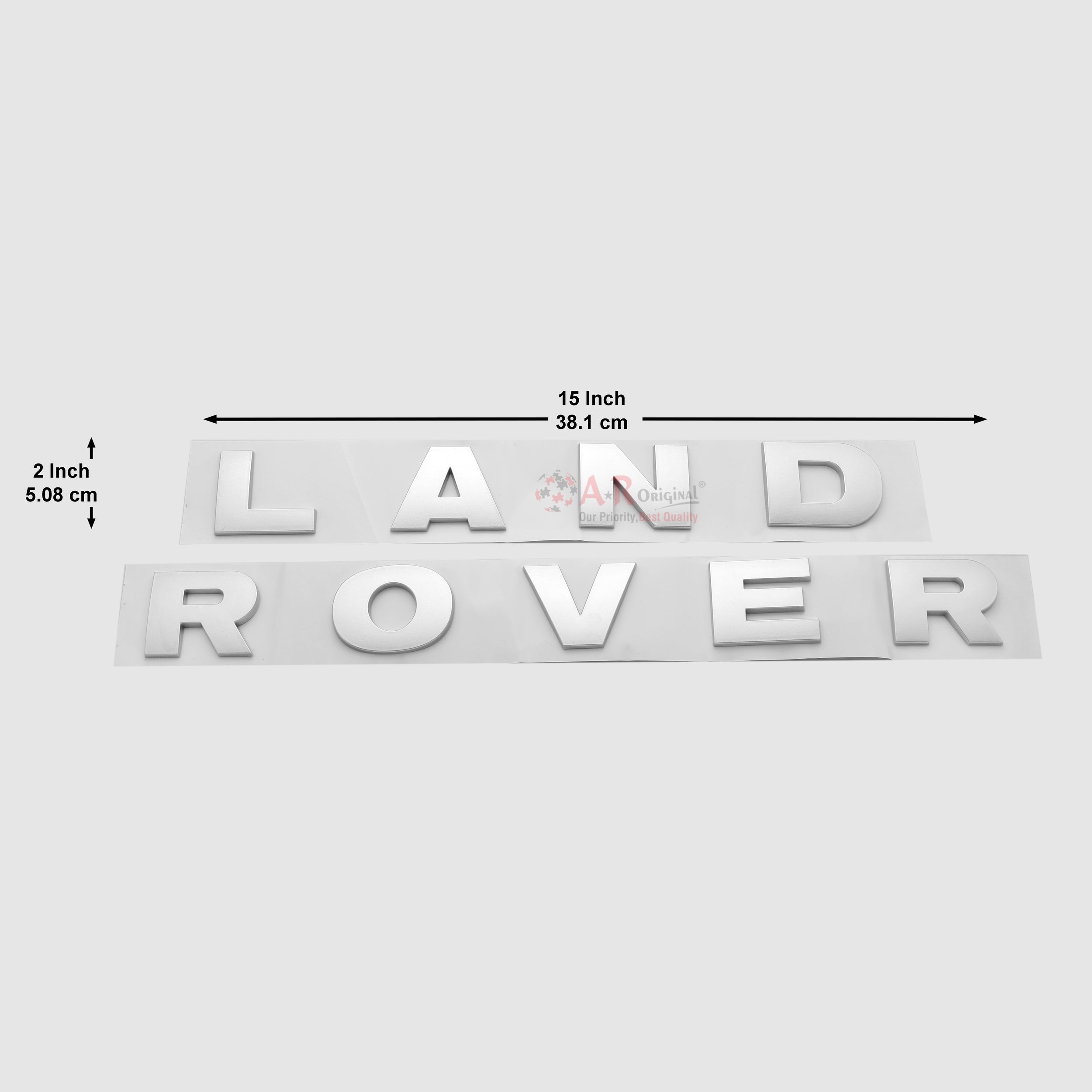 Land Rover Emblem Bonnet 2x30inch-5x70cm Silver IP Badge
