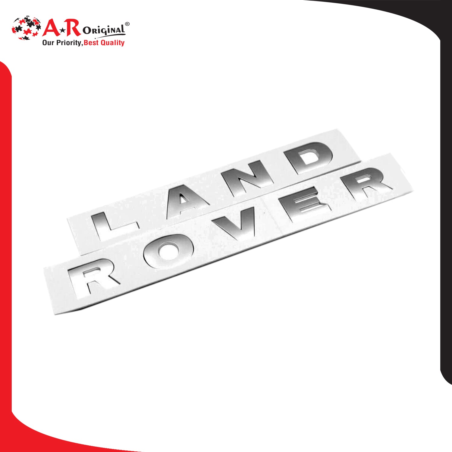 Land Rover Emblem Bonnet 2x30inch-5x70cm Silver IP Badge