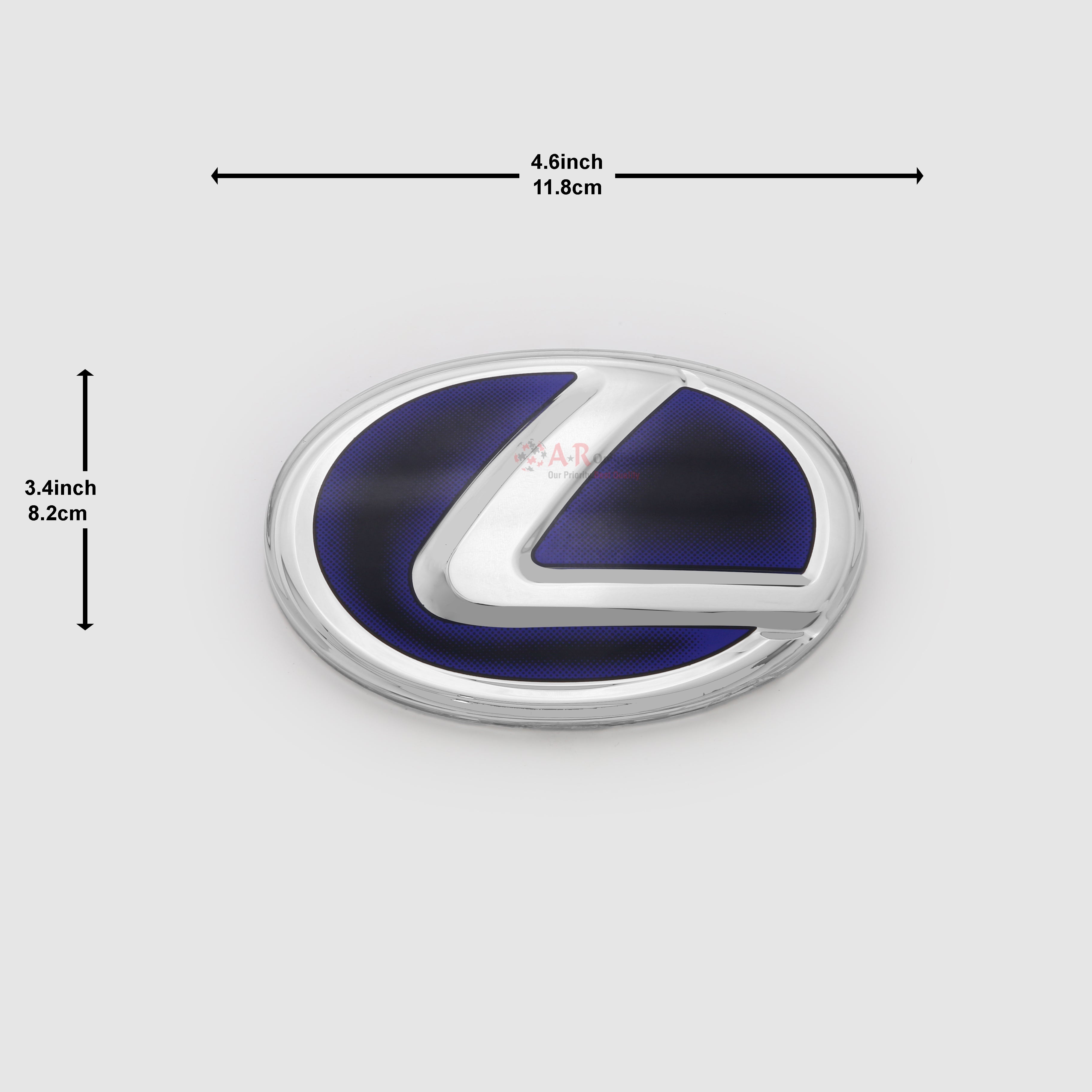 Lexus Logo Glass A' 120mm 4.5inch,12cm-3.3inch,8.5cm Hybrid Style IP Badge