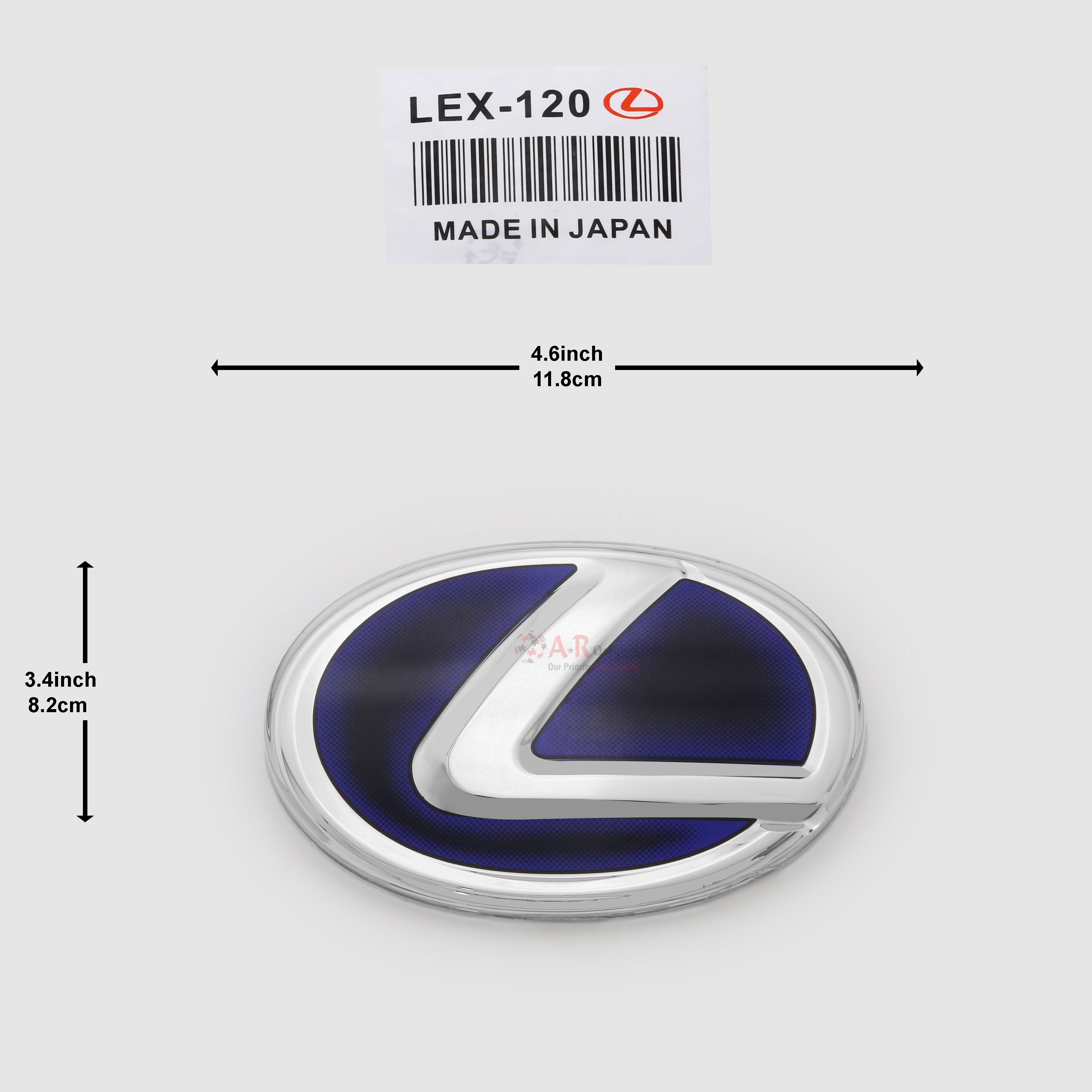 Lexus Logo Glass A' 120mm 4.5inch,12cm-3.3inch,8.5cm Hybrid Style IP Badge
