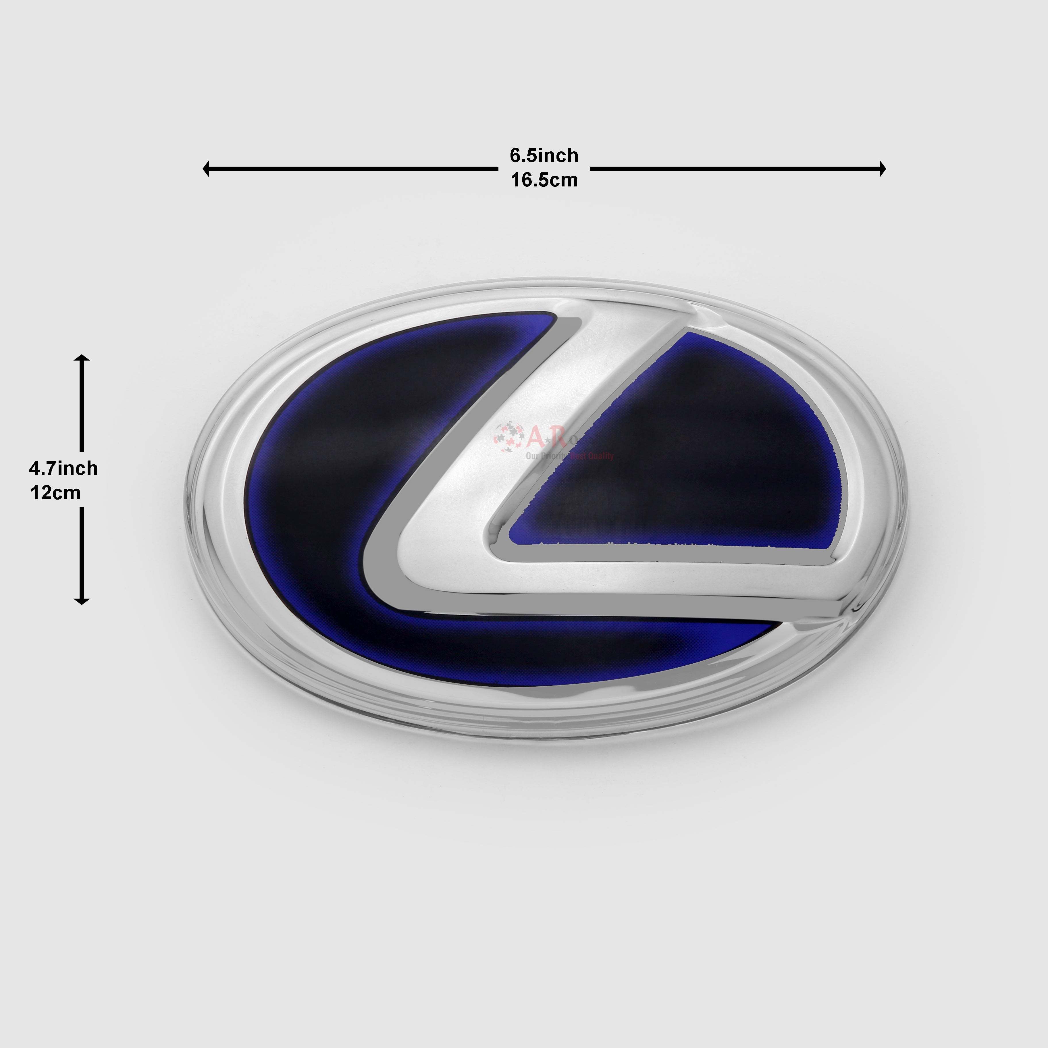 Lexus Logo Glass A' 150mm 5.9inch,15cm-4.2inch,10.7cm Hybrid Style IP Badge