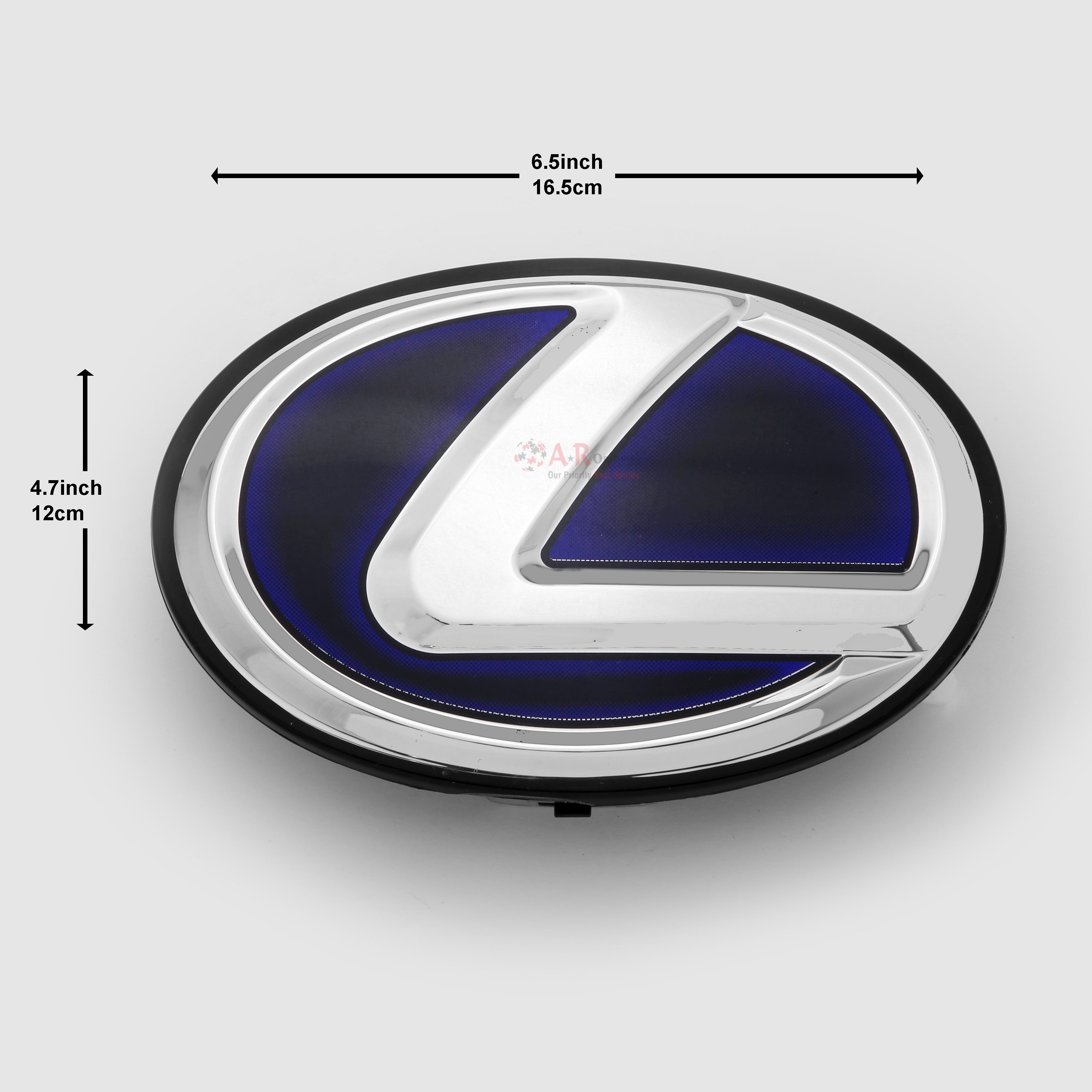 Lexus Logo Glass A' 163mm 6.5inch 16.5cm-4.7inch,12cm Hybrid Style IP Badge