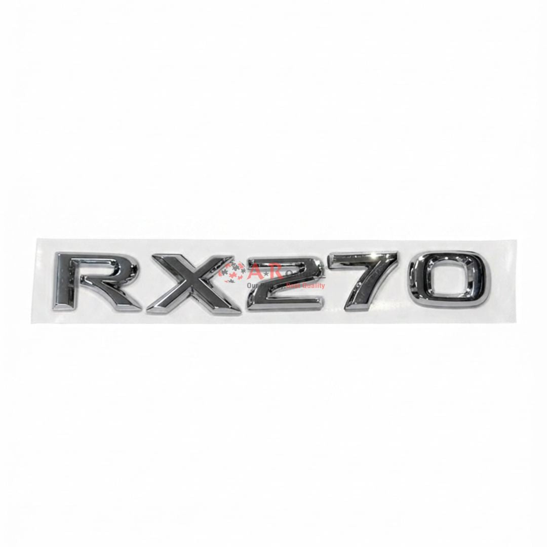 Lexus RX270 Emblem 3x16.9cm Metal Chrome IP Badge
