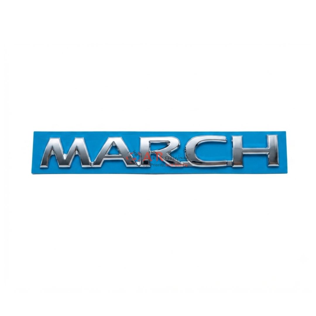 MARCH Emblem 2.3x16.5cm Chrome IP Badge