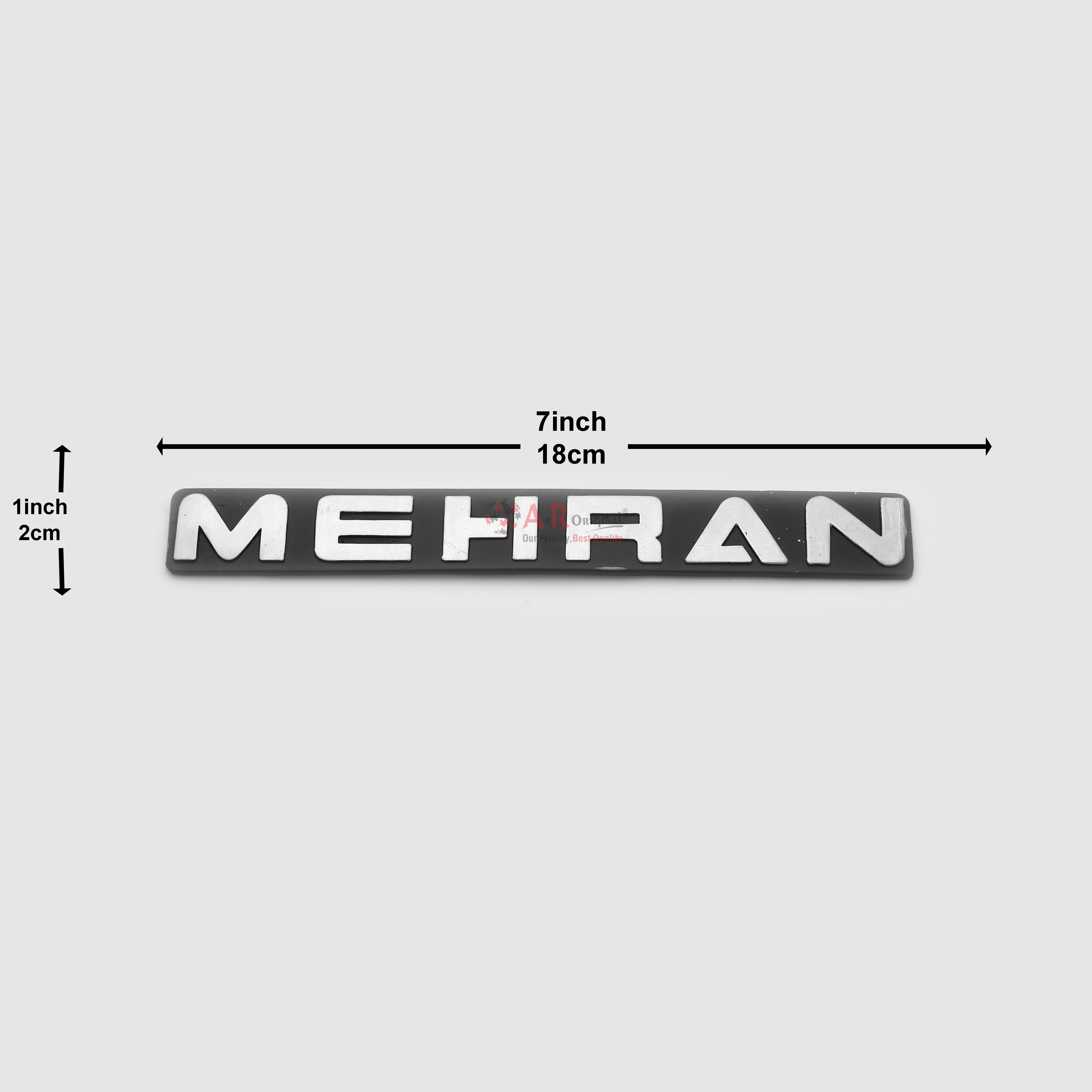 Mehran Emblem 1x7inch-2x17cm Black LC Badge