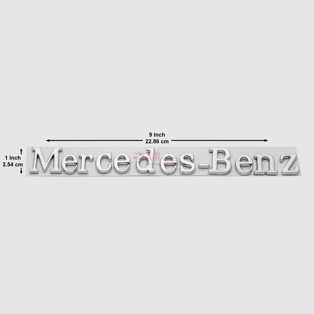 MercedesBenz  Emblem 1x9inch-3x23cm Chrome MT-IP Badge
