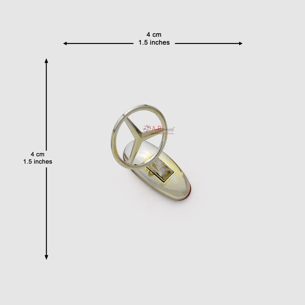 Mercedes Logo 4x4cm Bonnet Small Size IP Badge